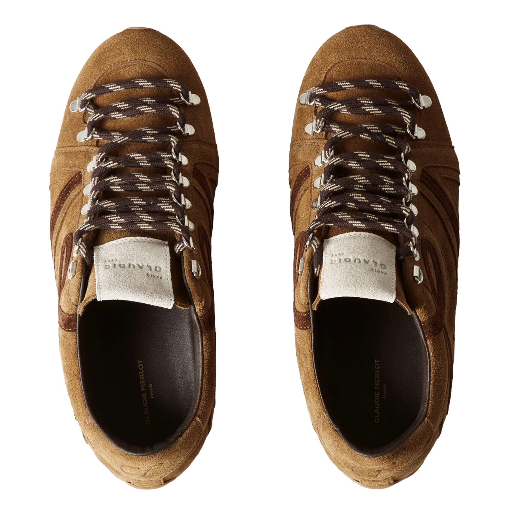 Baskets basses en cuir CLAUDIE PIERLOT Marron