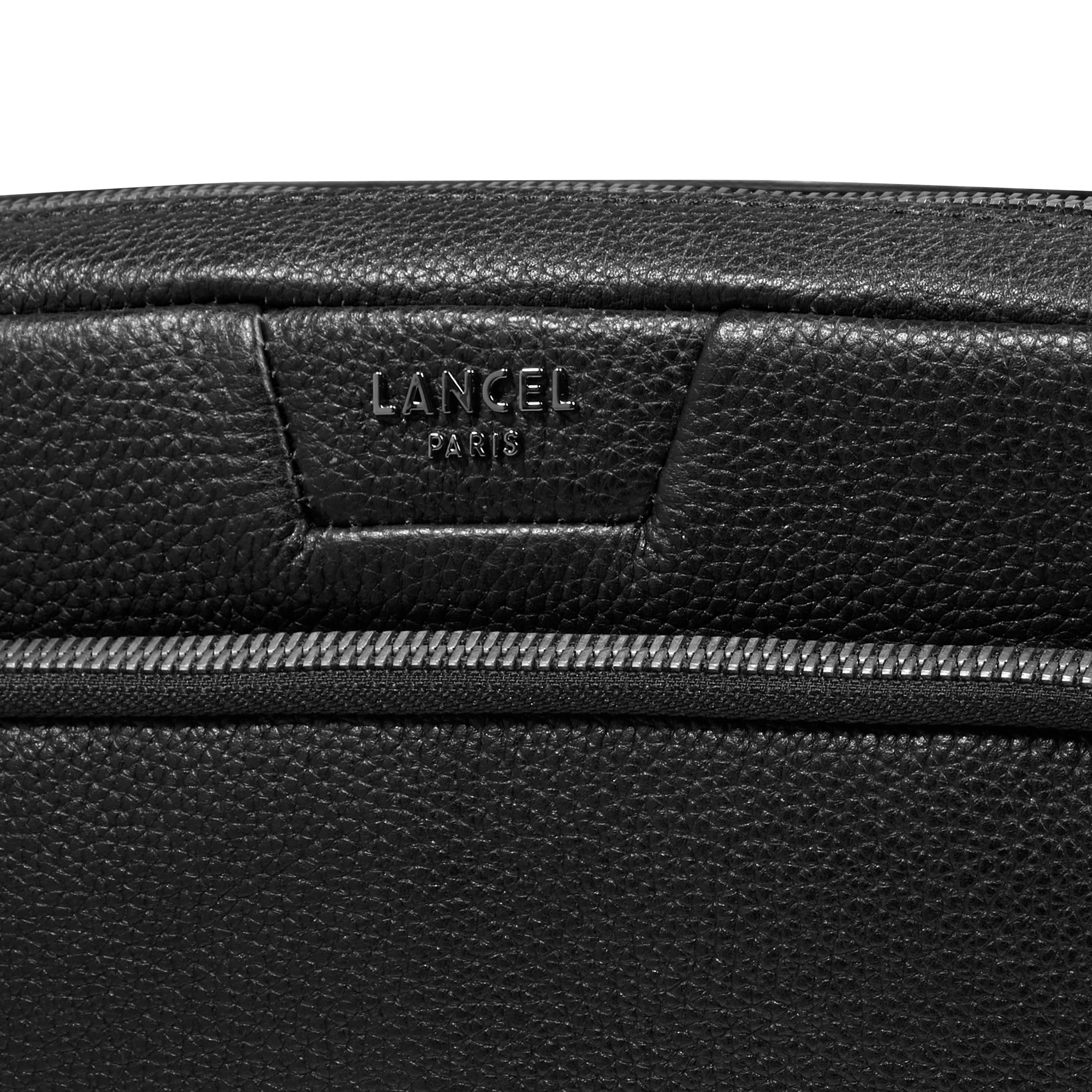 Sac caméra côme de lancel en cuir LANCEL Noir