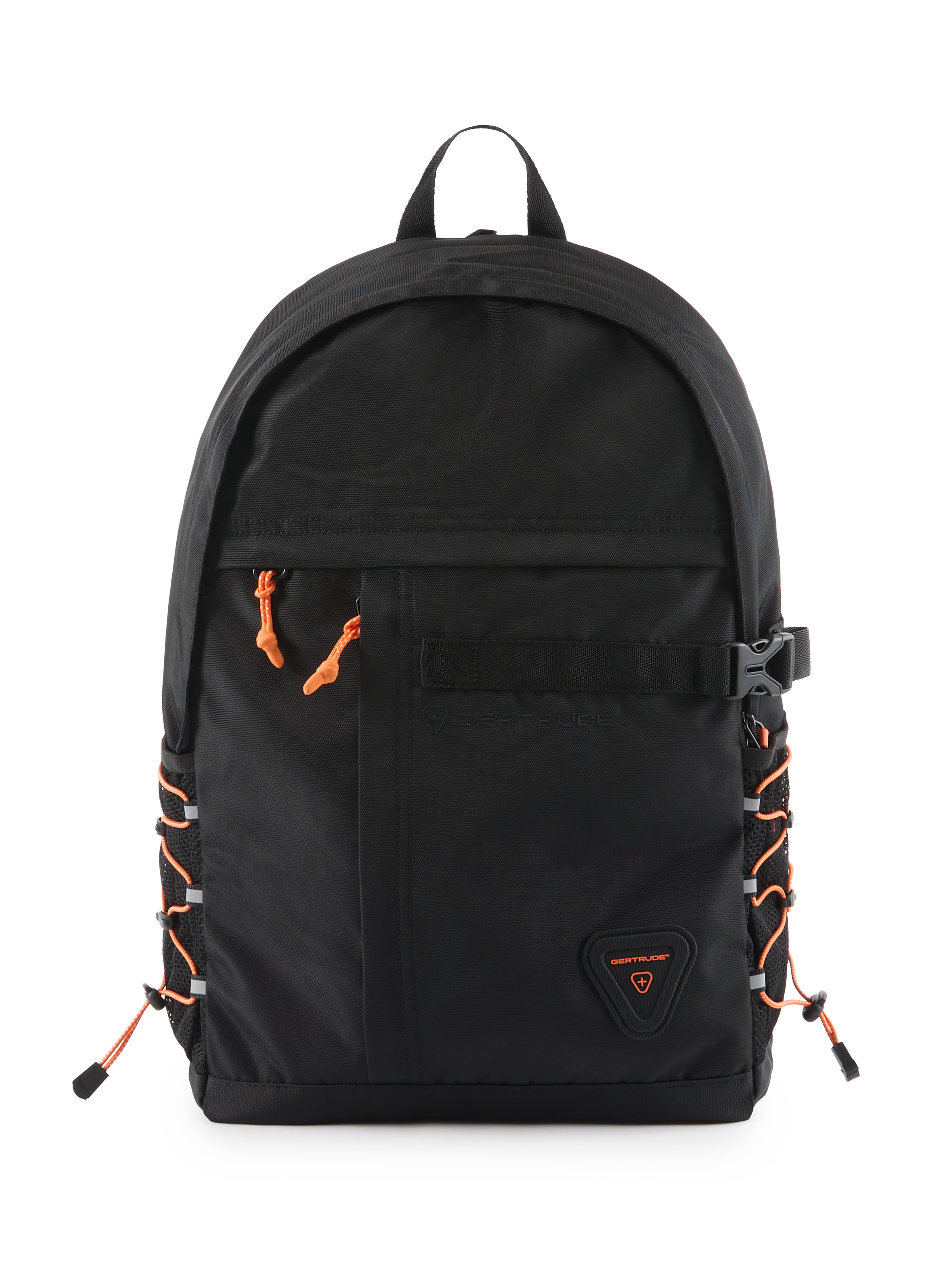 GERTRUDE ET GASTON Multifunctional Carter backpack with pockets Black
