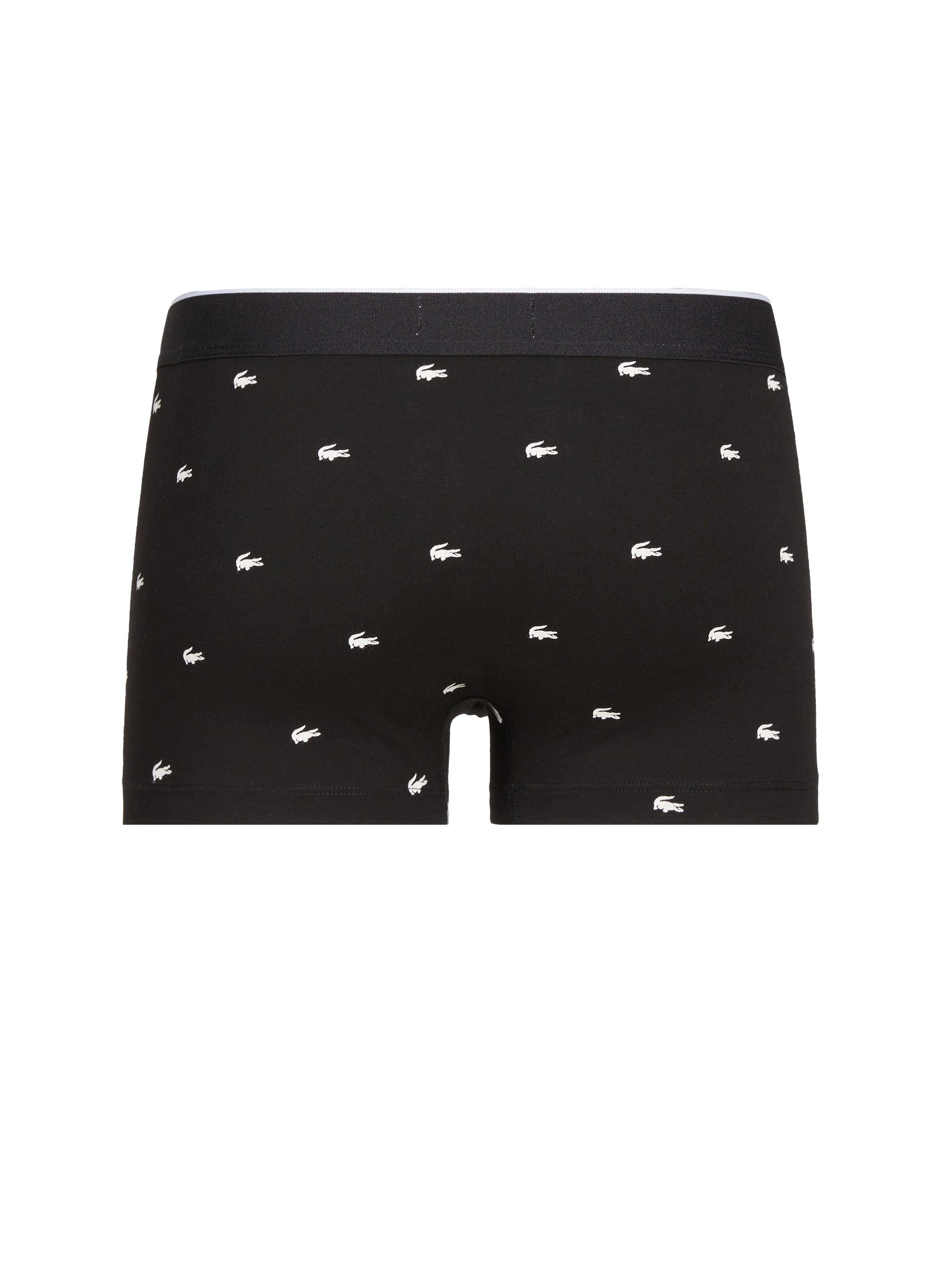  Pack of three cotton boxers LACOSTE Black