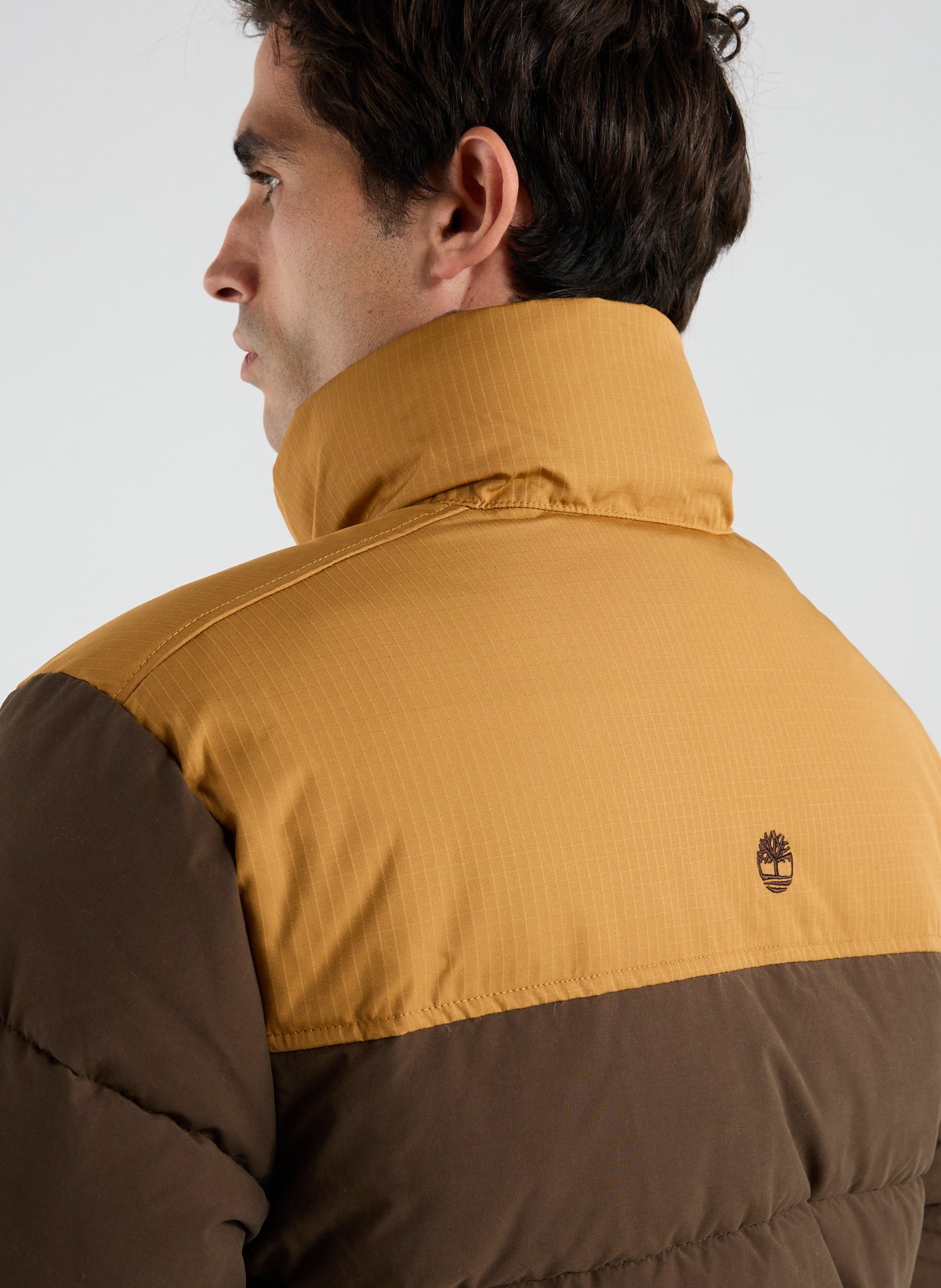 Two-tone quilted puffer jacket TIMBERLAND Multicolour