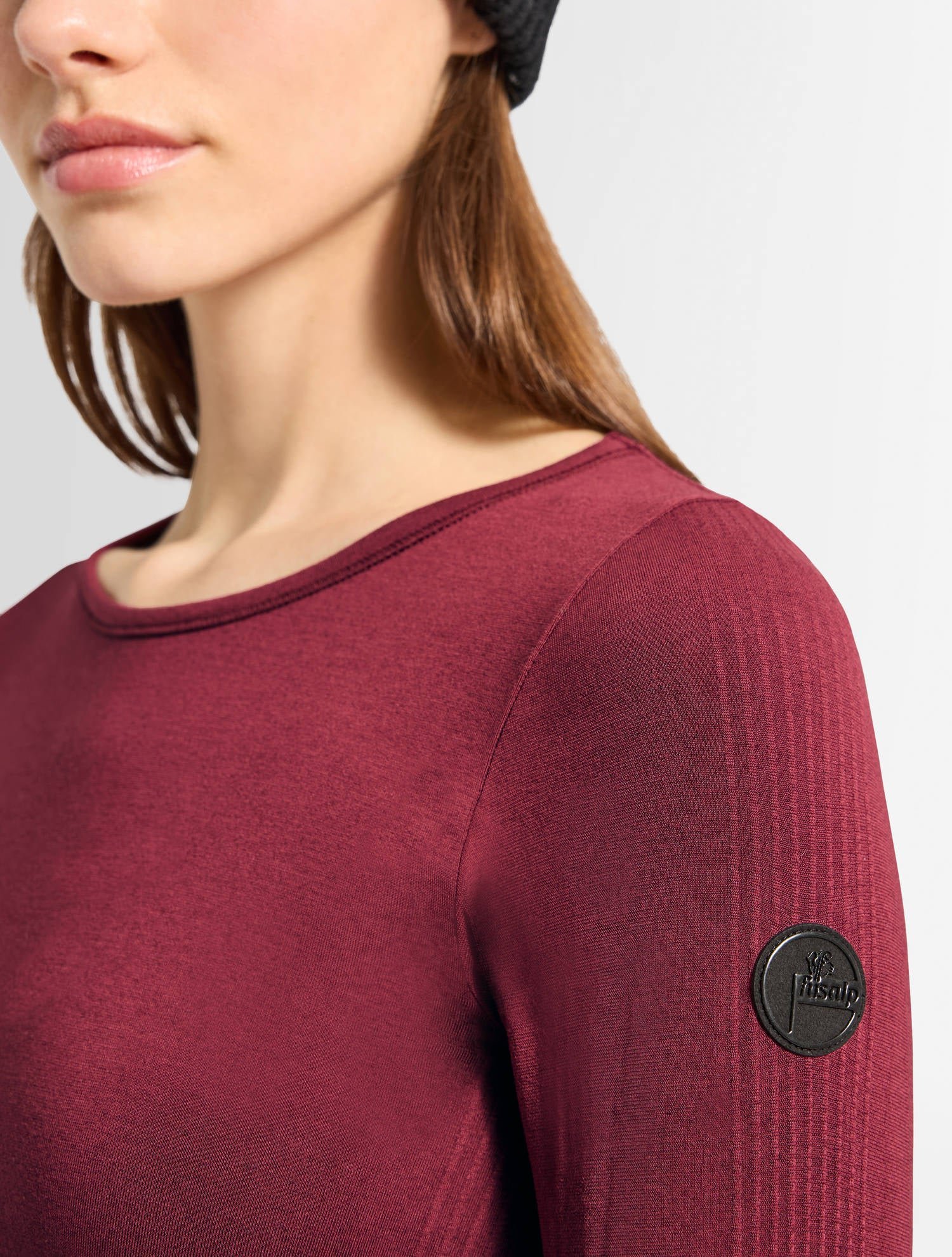 Sous pull troop col rond coupe regular FUSALP Rouge