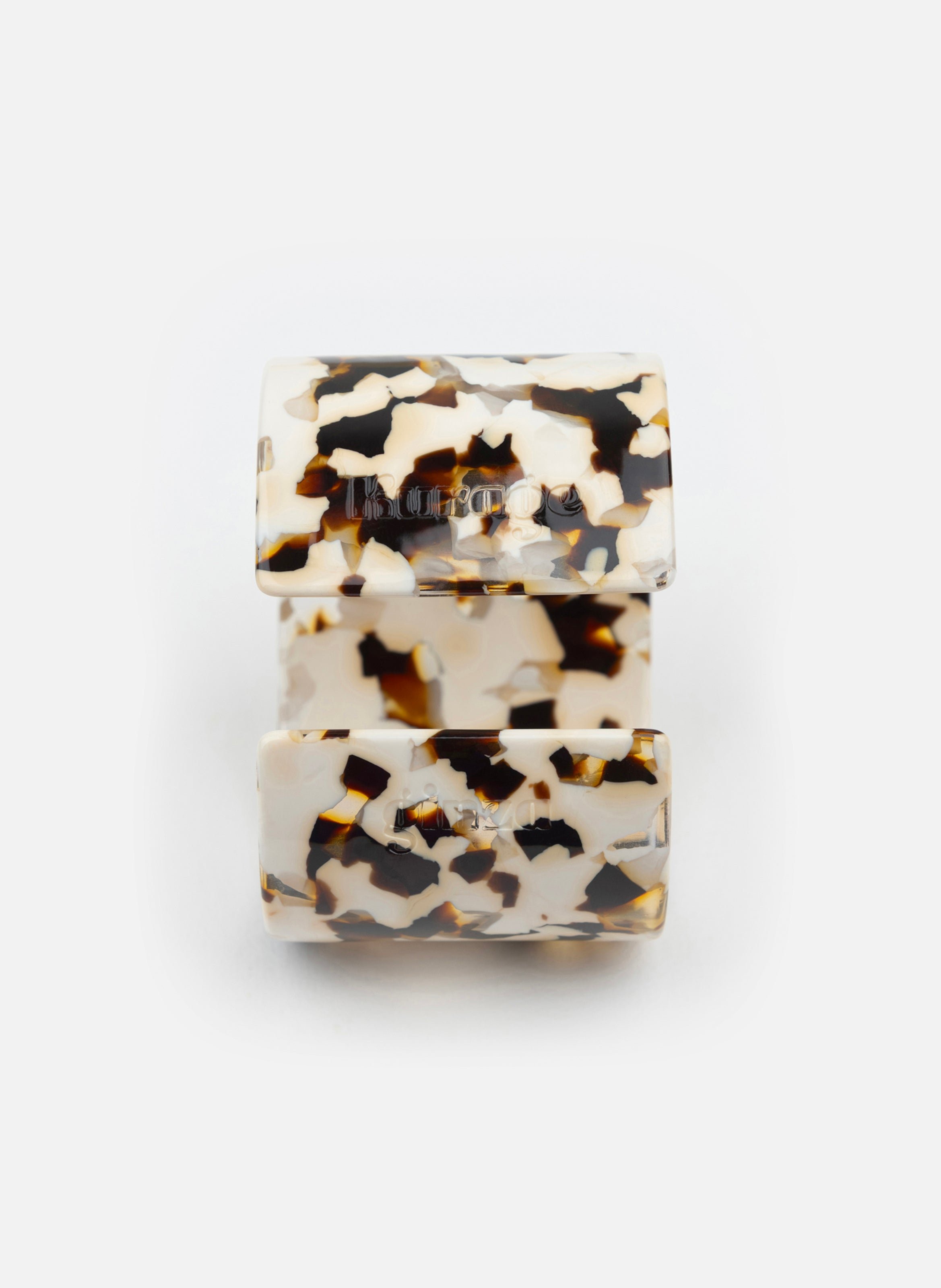 Bracelet stellar en acétate de cellulose Marron