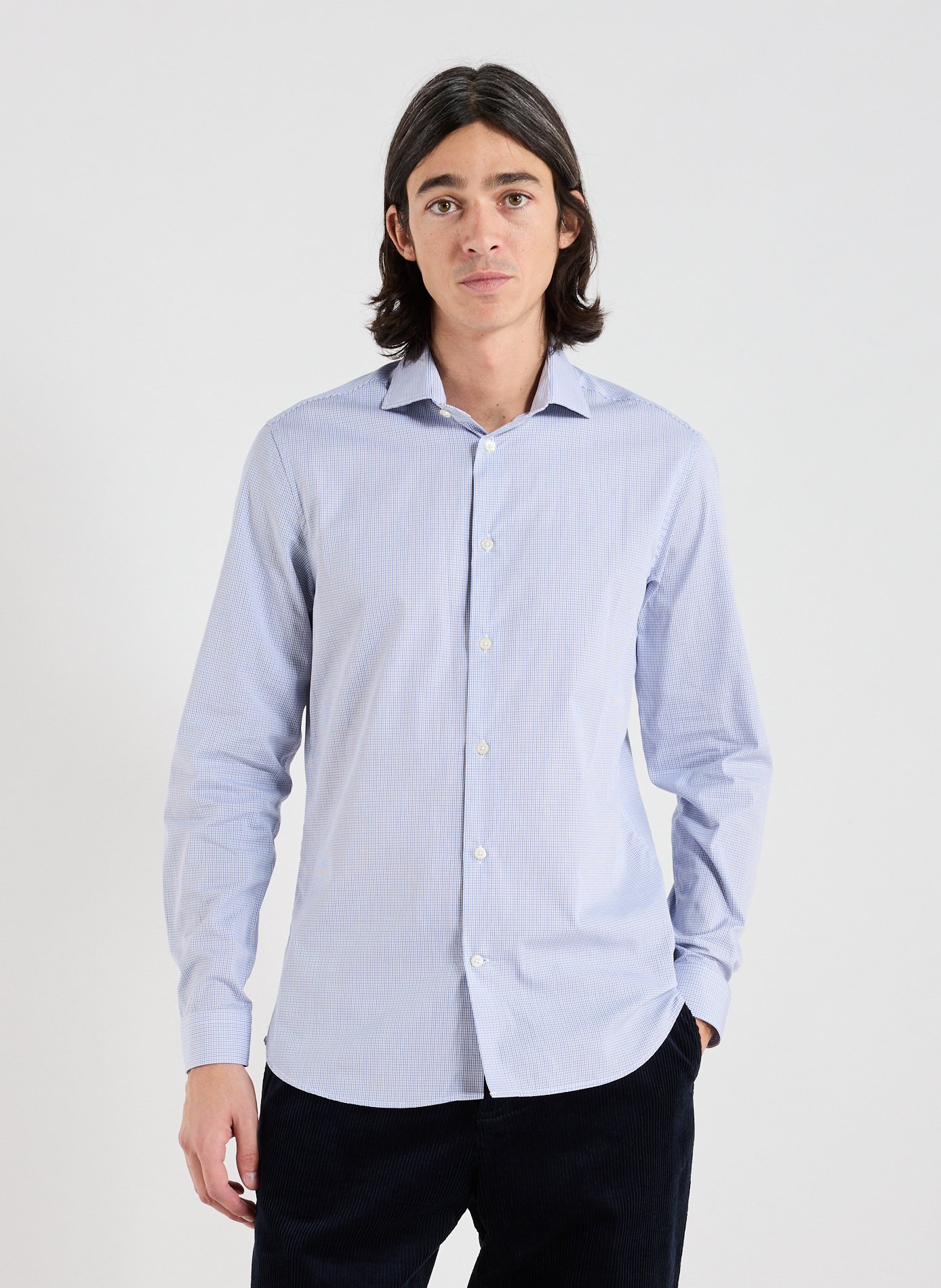 AU PRINTEMPS PARIS Slim fit Garreaux shirt in cotton Multicolour