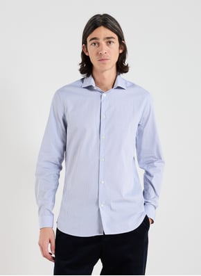 Slim fit Garreaux shirt in cotton AU PRINTEMPS PARIS Slim fit Garreaux shirt in cotton AU PRINTEMPS PARIS
