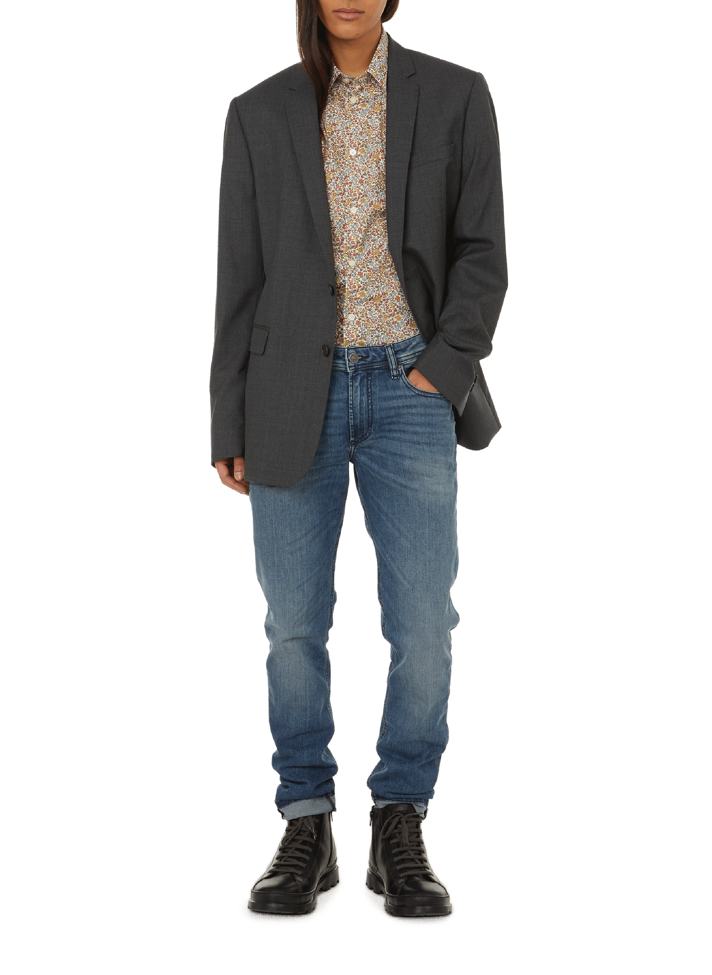 Chemise imprimée liberty en coton  Multicolore