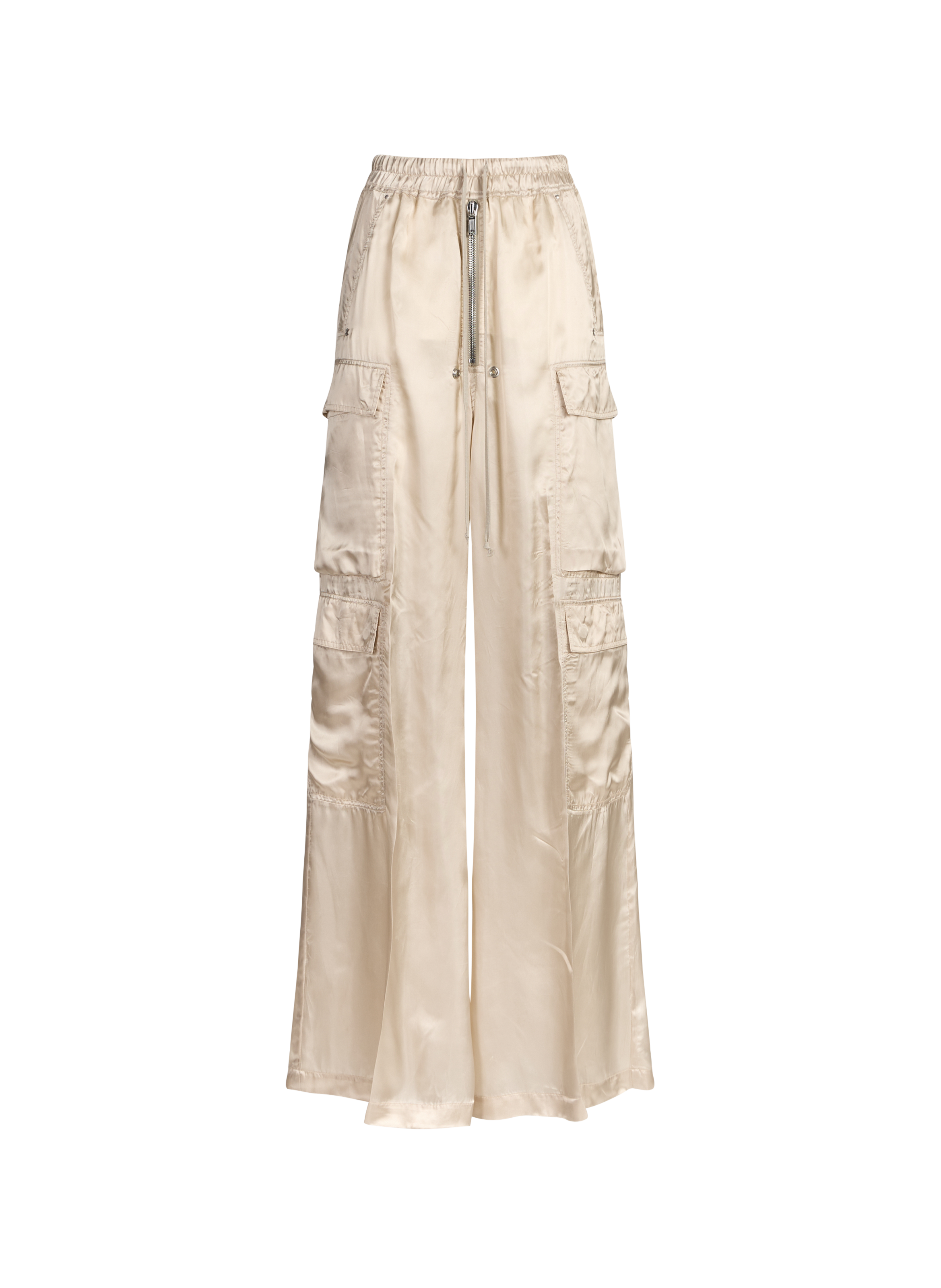 Satin cargo pants RICK OWENS Beige