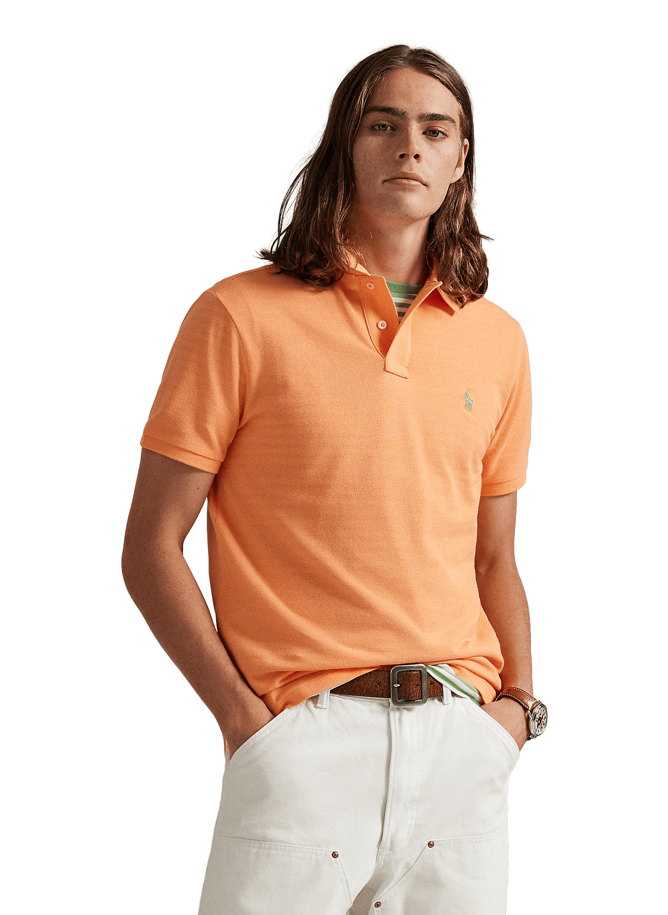 Polo en coton POLO RALPH LAUREN Orange