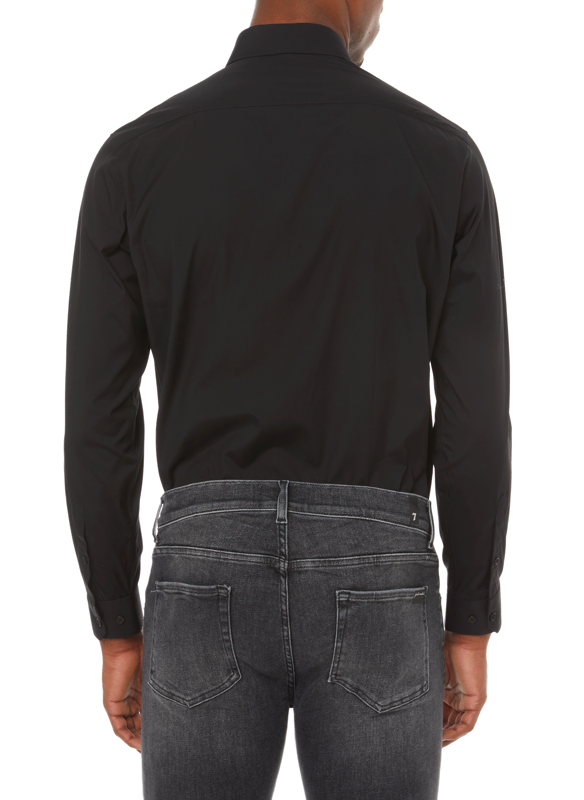 Cotton shirt AU PRINTEMPS PARIS Black