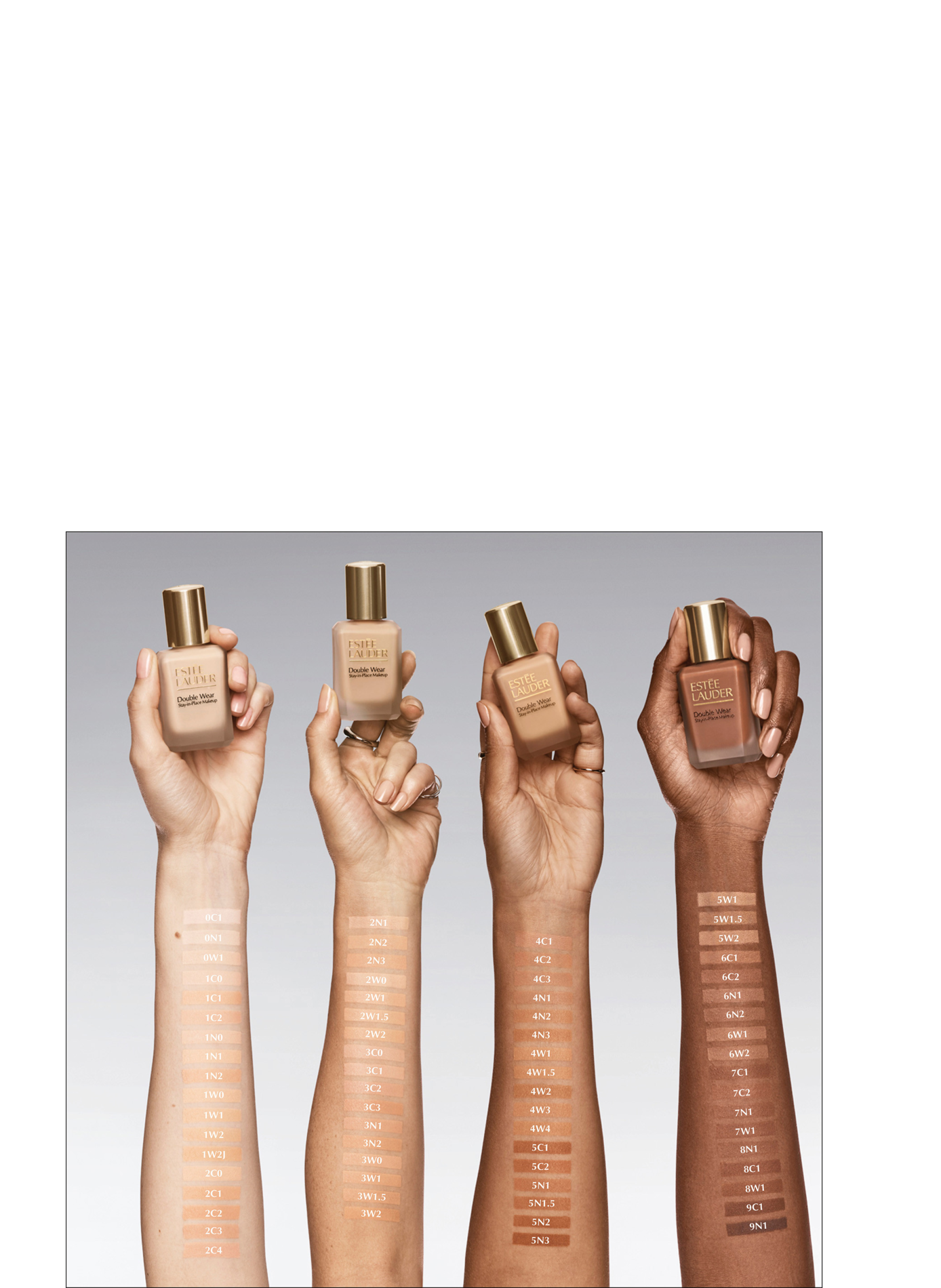Foundation - DOUBLE WEAR - Double Wear Long-Wear Stay-in-Place Foundation SPF 10 ESTÉE LAUDER 3c0 cool crème
