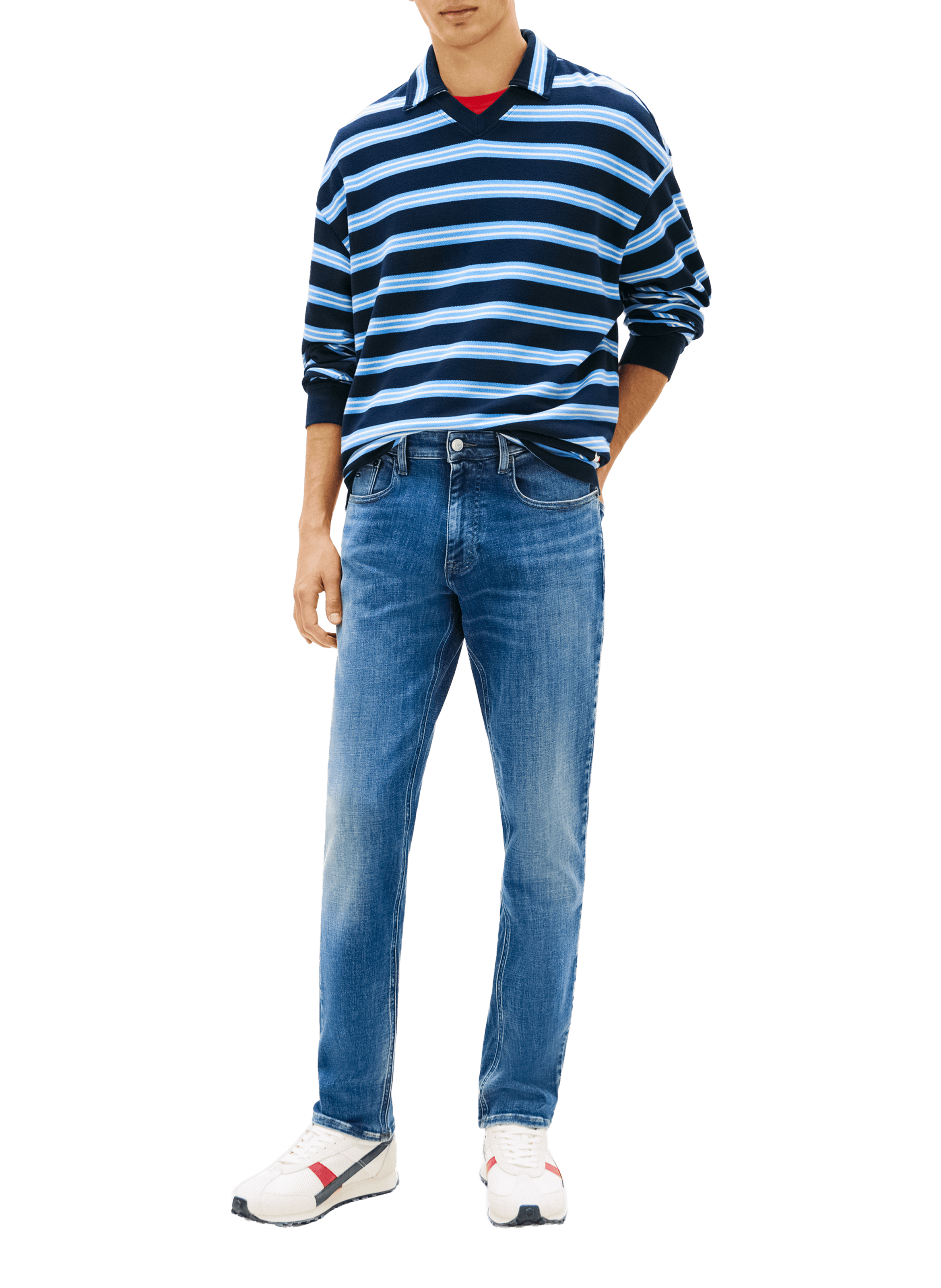 Slim jeans in blended cotton TOMMY HILFIGER Blue