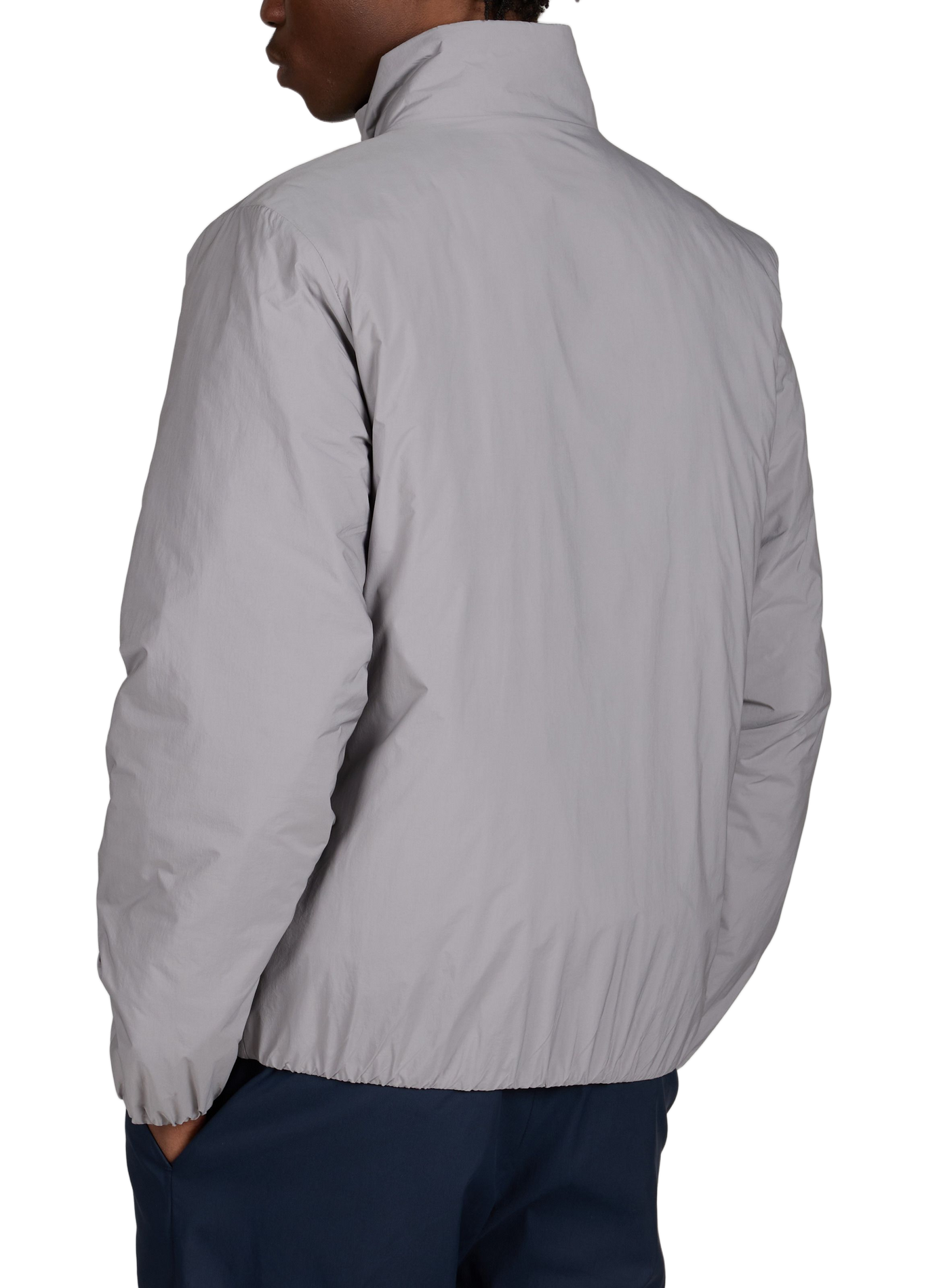Parka zip col montant K-WAY Gris