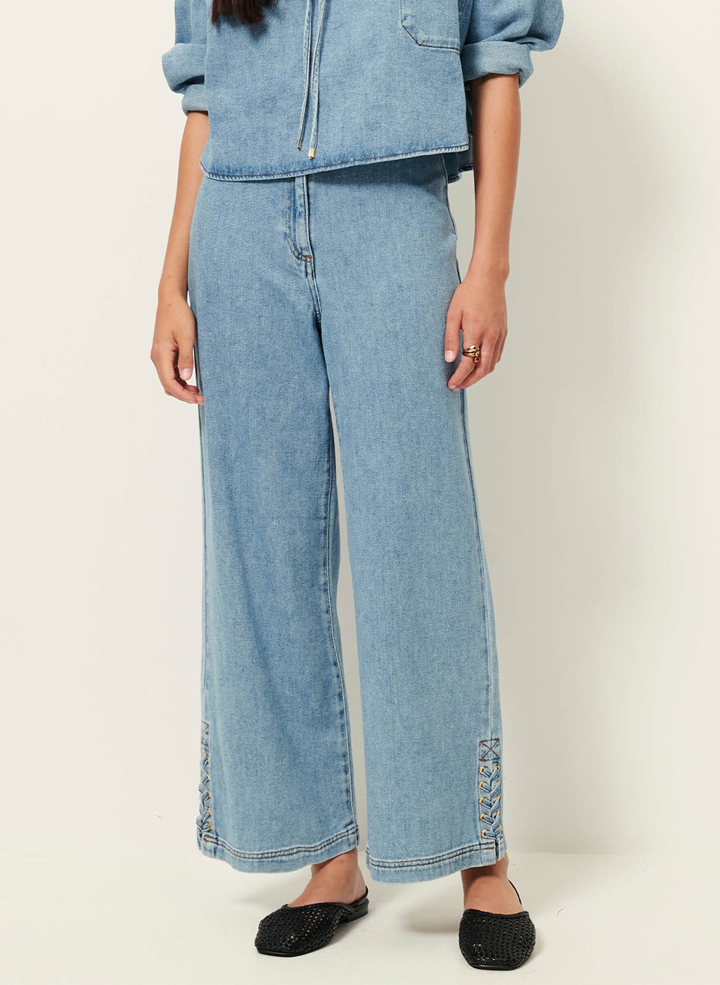 Jean droit en coton campomoro SESSUN Bleu