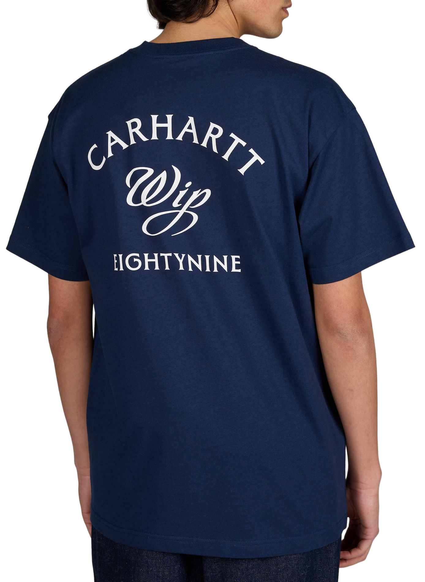 Biker-style cotton t-shirt CARHARTT WIP Blue