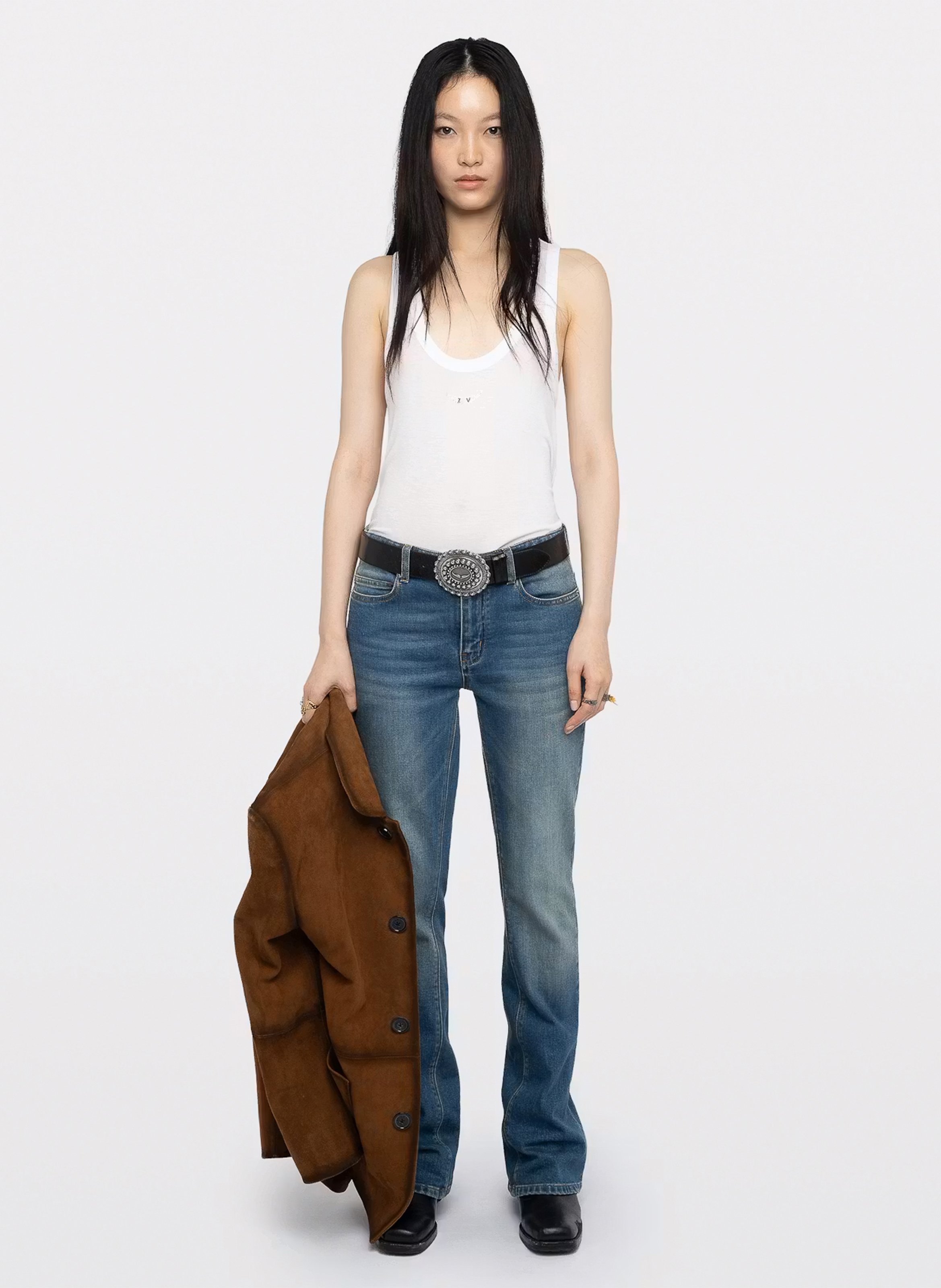 Bianca straight tank top ZADIG&VOLTAIRE White