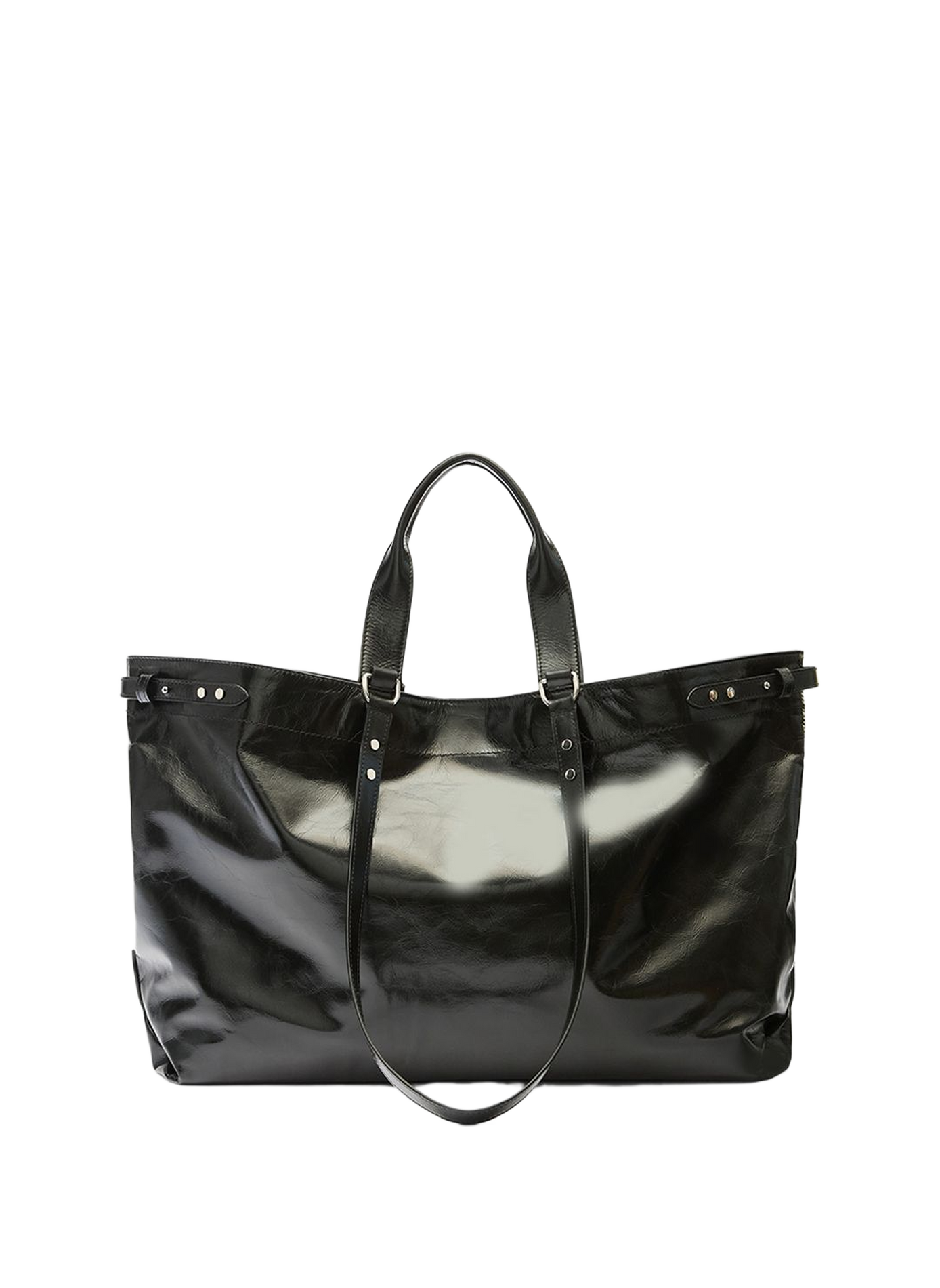 Bolso tote Winna de hombro de cuero ISABEL MARANT Negro
