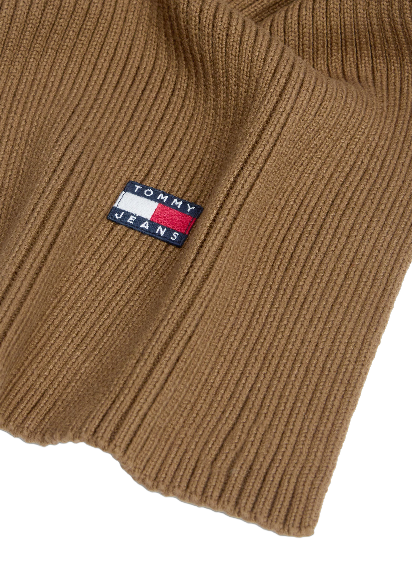 Écharpe côtelée Heritage à logo | Kaki TOMMY HILFIGER Homme