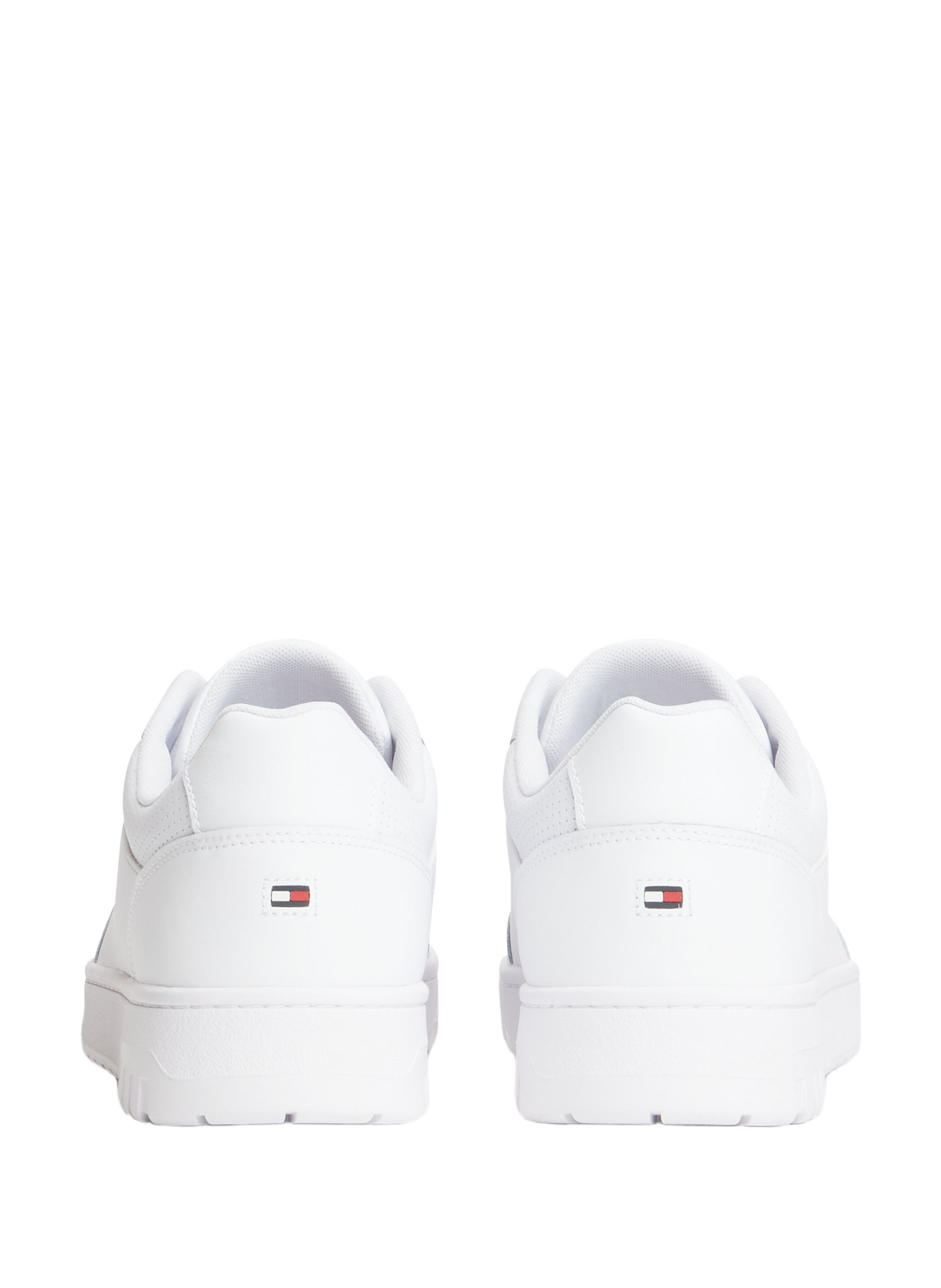 Low-top leather sneakers TOMMY HILFIGER White