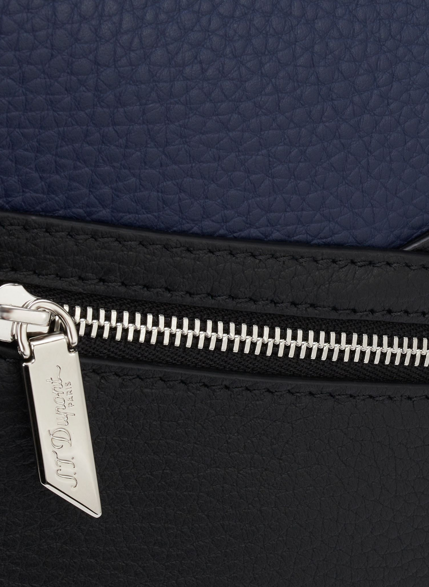Schultertasche Neo Capsule aus Kalbsleder S.T. DUPONT Schwarz