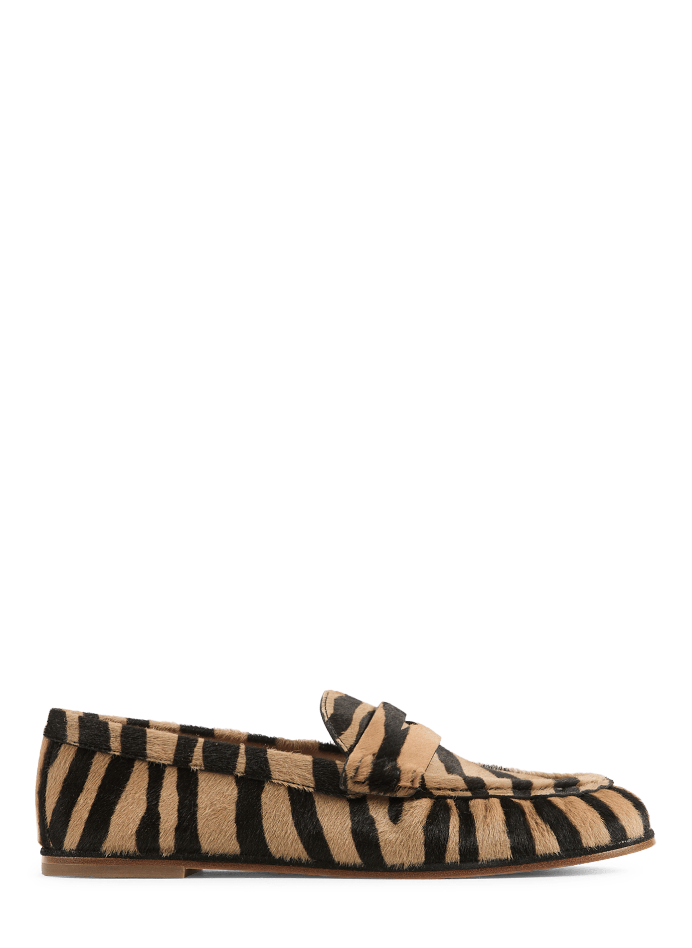 Pony printed leather moccasins STUART WEITZMAN Multicolour