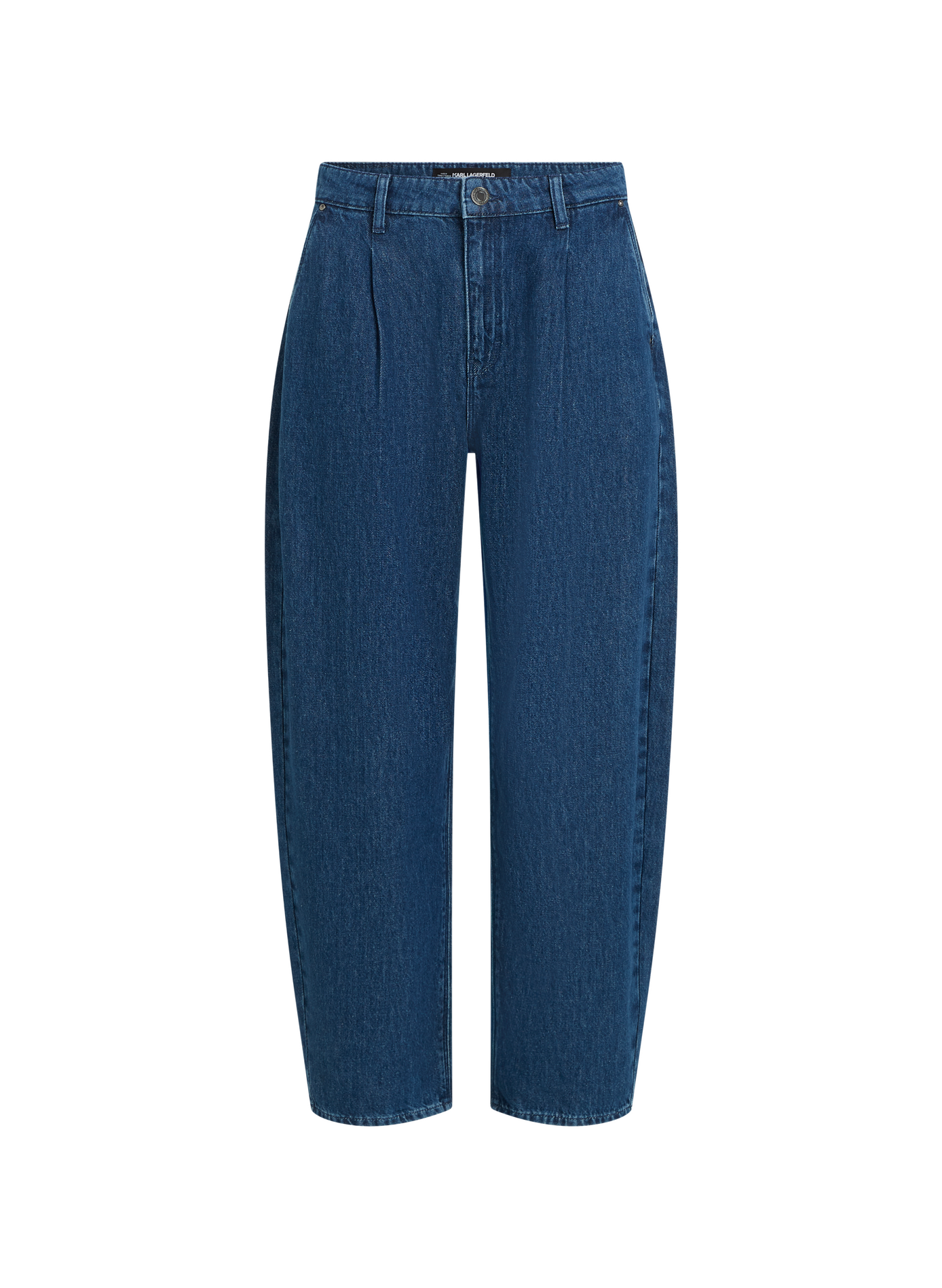 Weite Baumwolljeans KARL LAGERFELD Blau