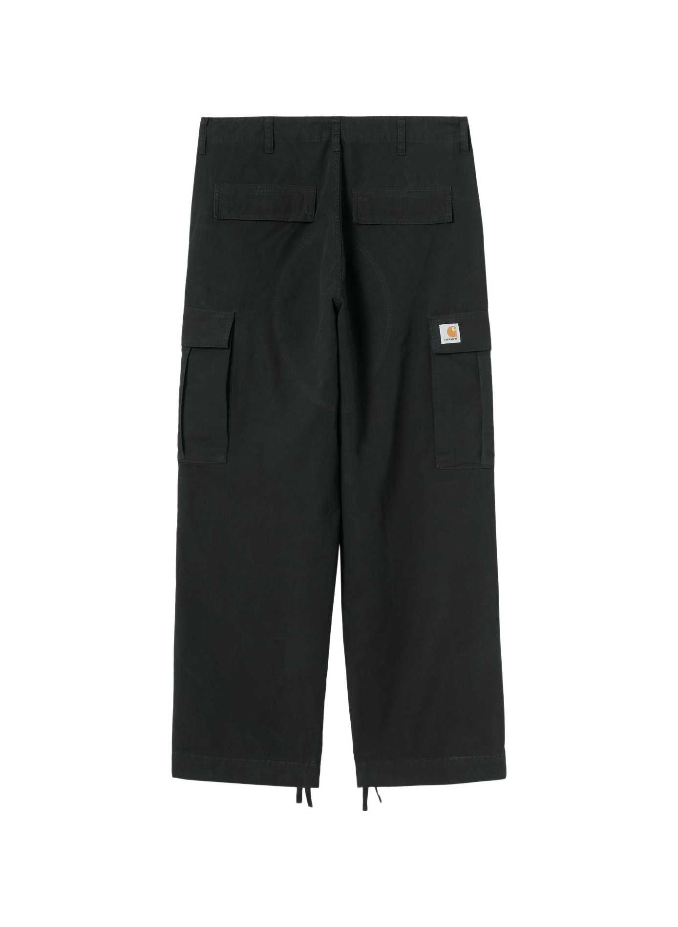 Wide-leg cotton trousers CARHARTT WIP Black