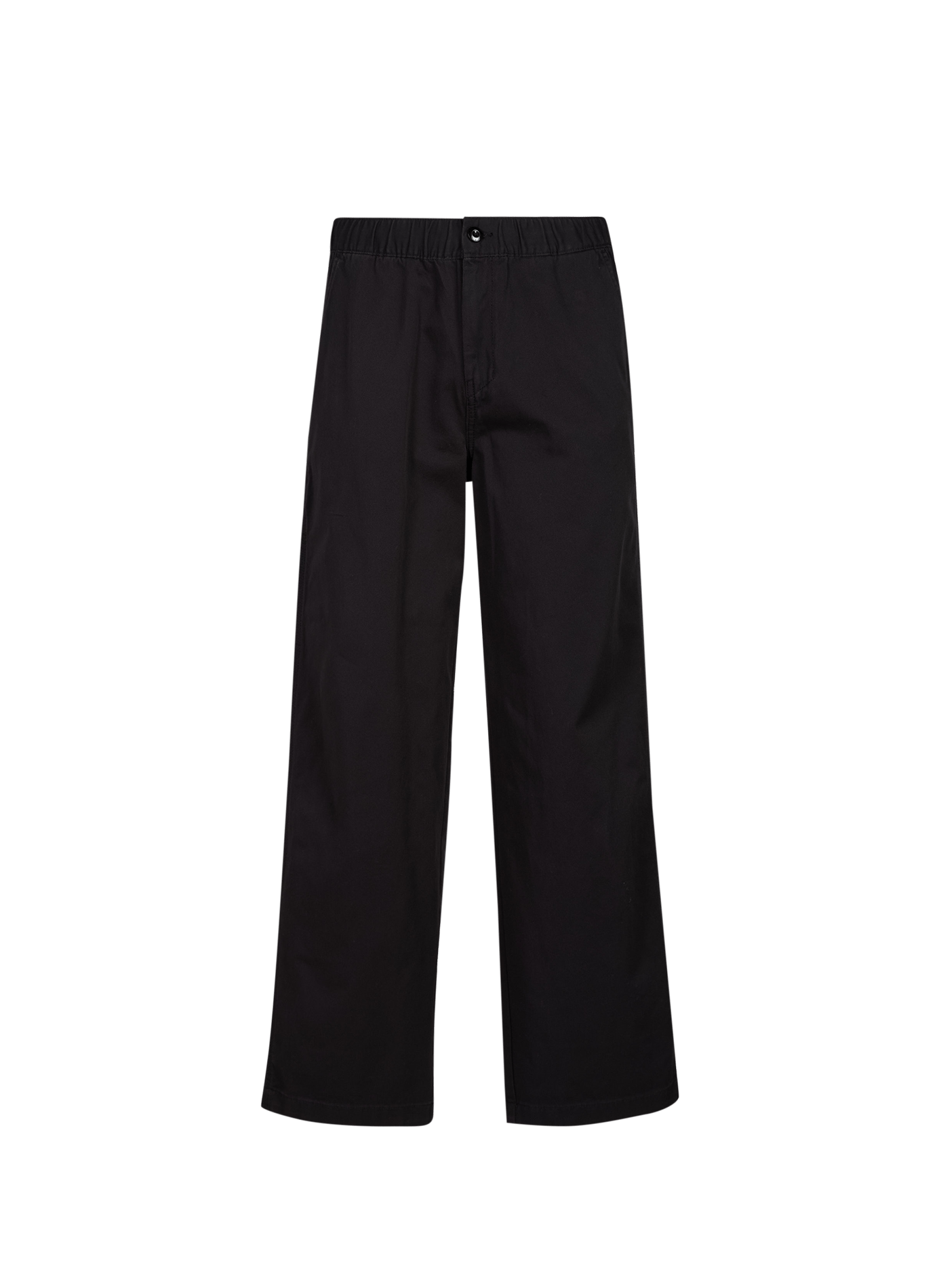 Pantalon droit à taille élastique en coton DICKIES Noir
