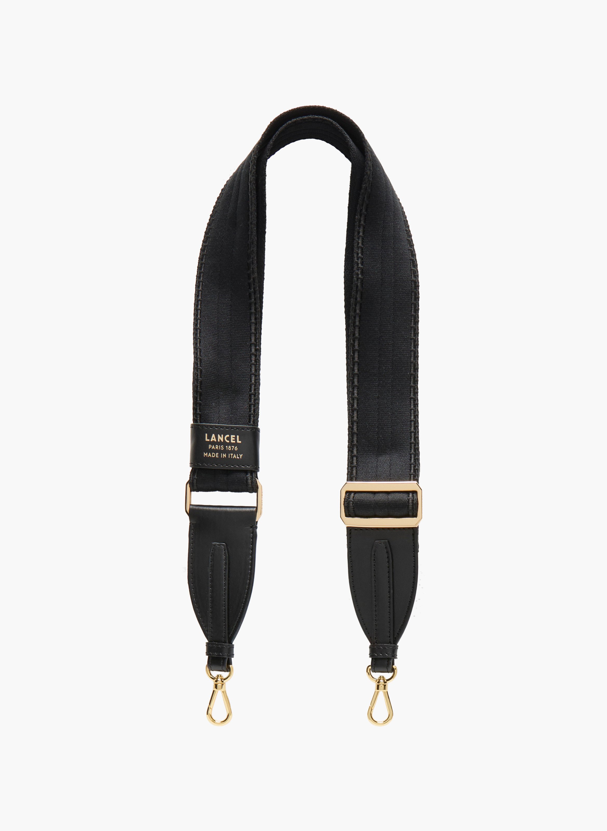 Bandoulière sangle ajustable bcbg de lancel en cuir LANCEL Noir