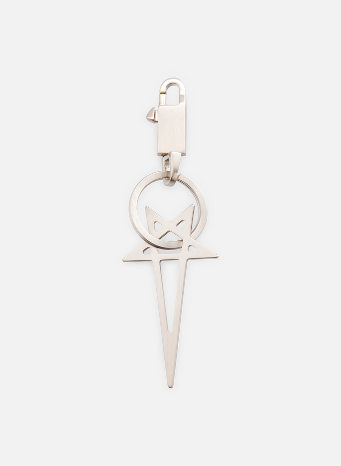 Pentagramm-Schlüsselanhänger aus Metall RICK OWENS