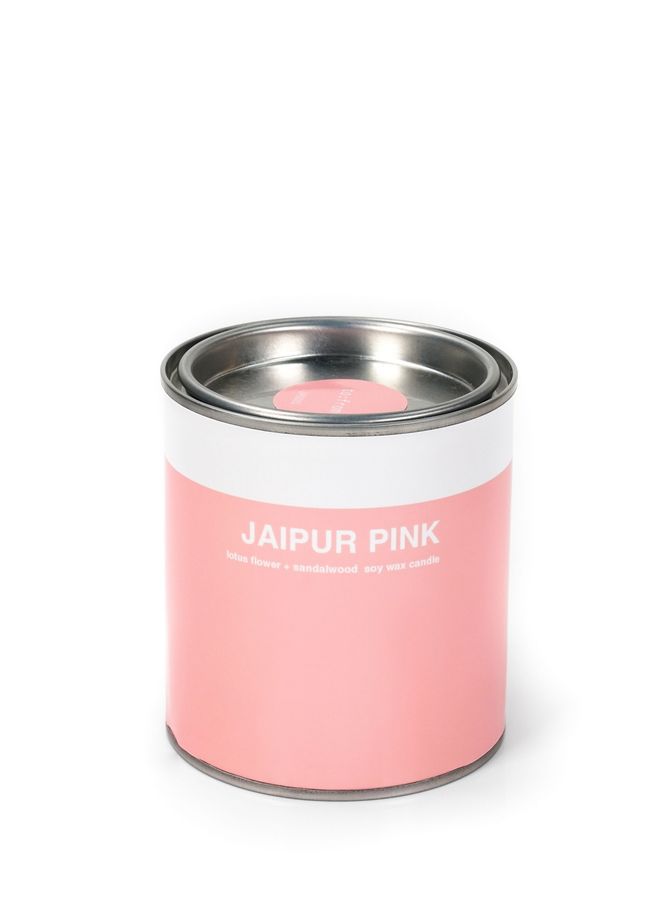 Pink paint pot candle TO FROM