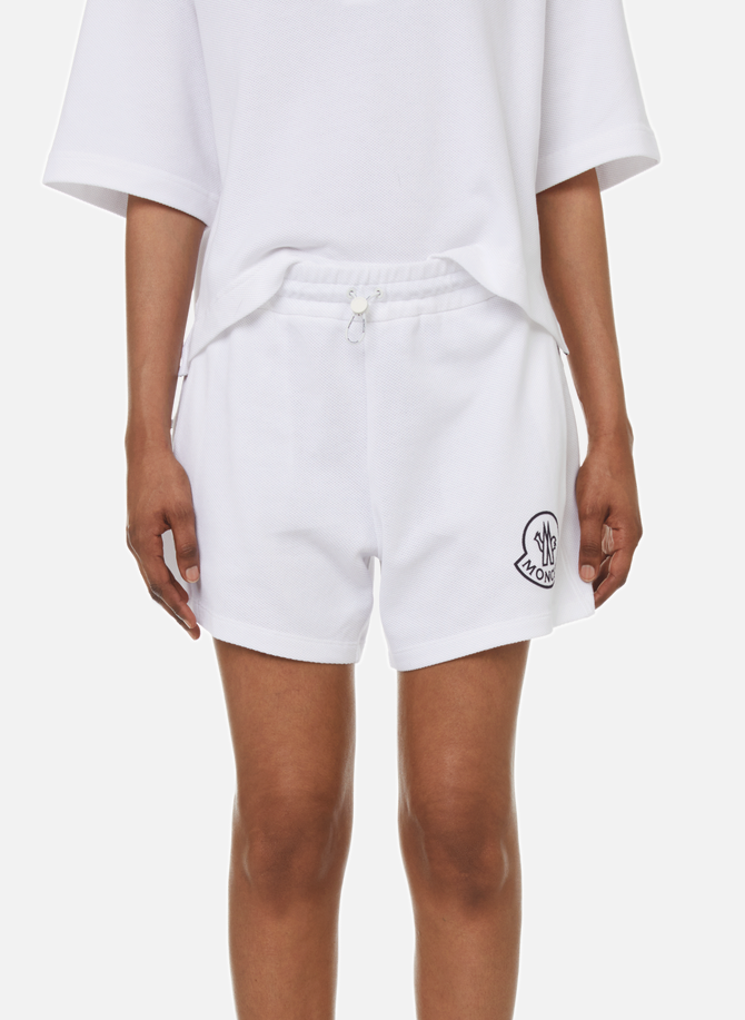 MONCLER Shorts aus Piqué-Baumwolle