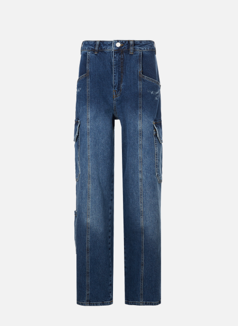 Wide-leg cotton cargo jeans BlueBAUM UND PFERDGARTEN 