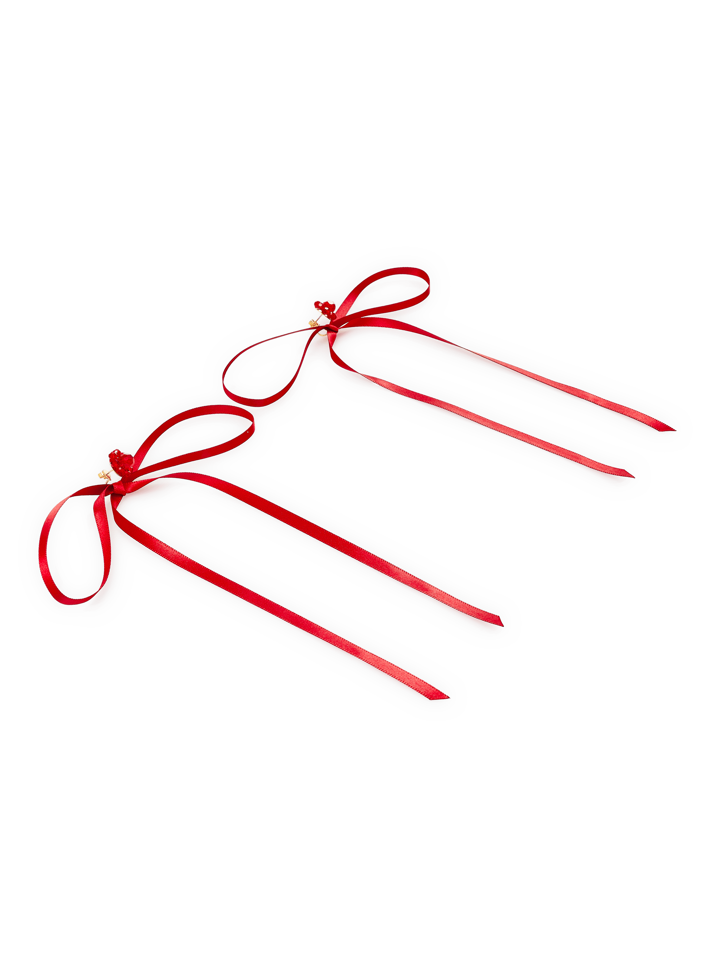 Ribbon earrings SIMONE ROCHA Red