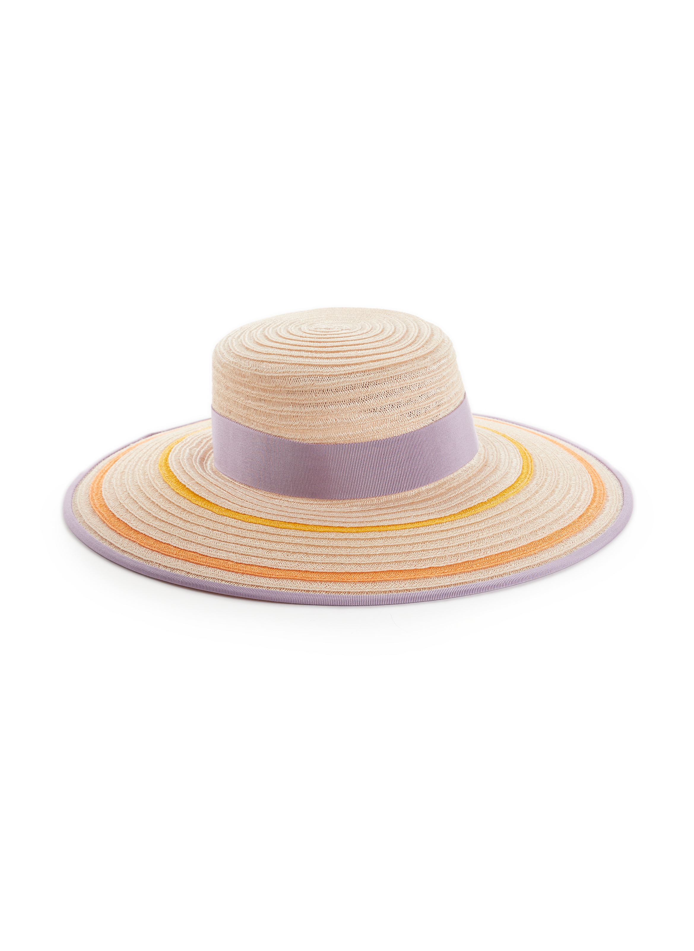 Chapeau Annie en paille  DESTREE Multicolore