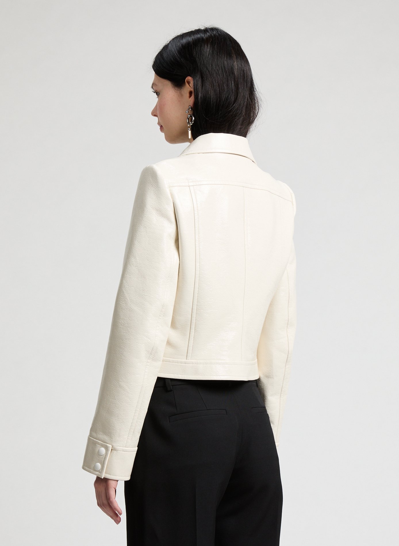 Vinyl jacket COURRÈGES White