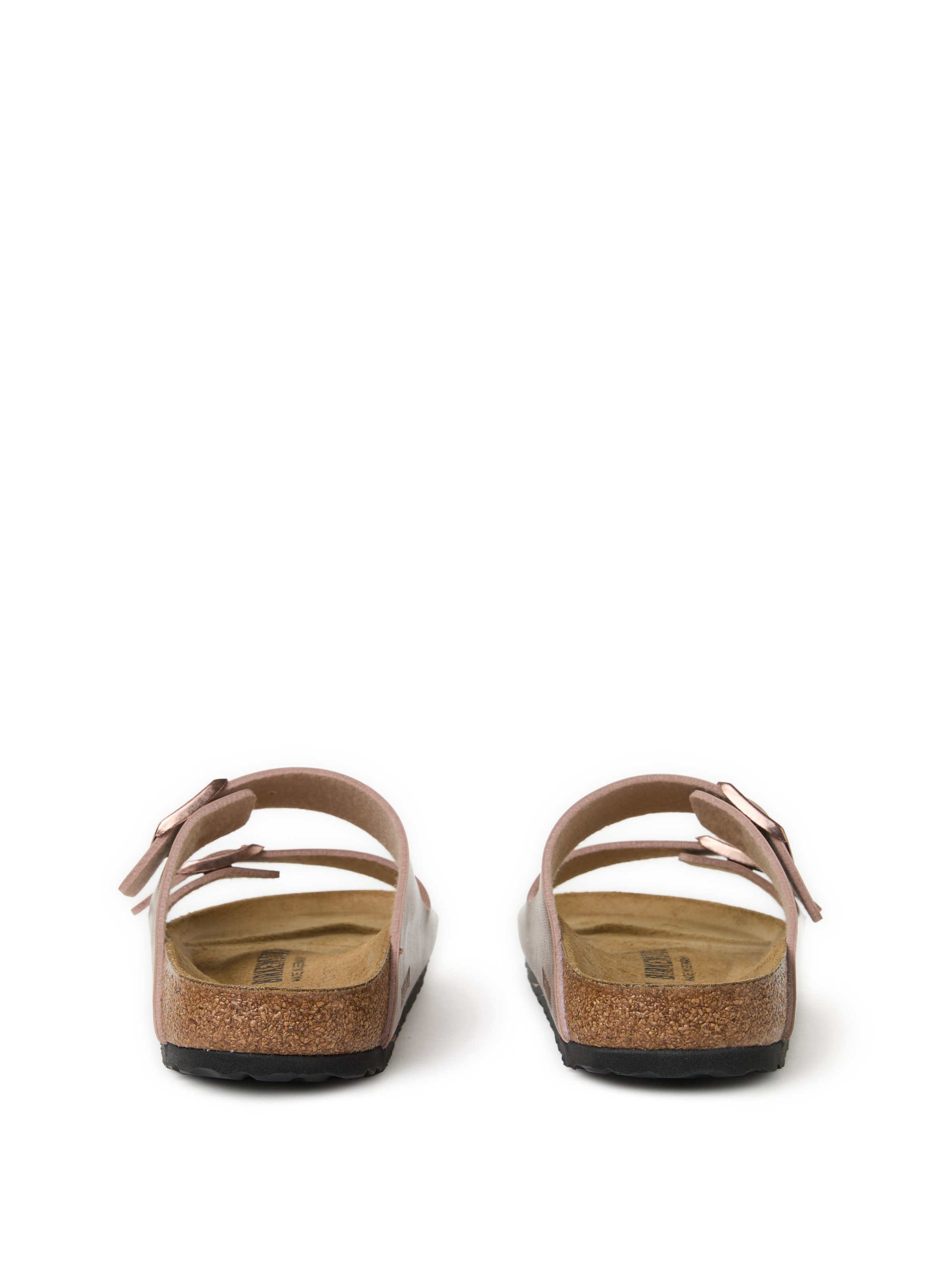 Shiny leather Arizona sandals BIRKENSTOCK Pink