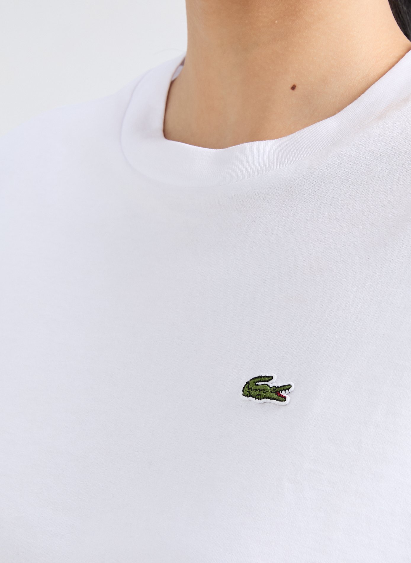 T-shirt en coton LACOSTE Blanc
