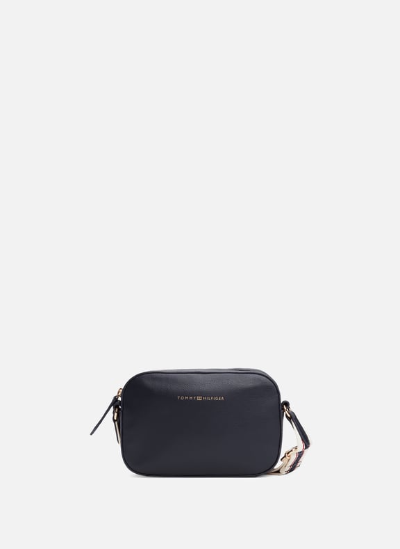 Shoulder bag with logo Blue by TOMMY HILFIGER TOMMY HILFIGER Shoulder bag with logo Blue