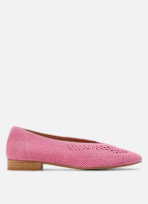 Ballerines en paille mae Rose by MAISON 123 MAISON 123 Ballerines en paille mae Rose