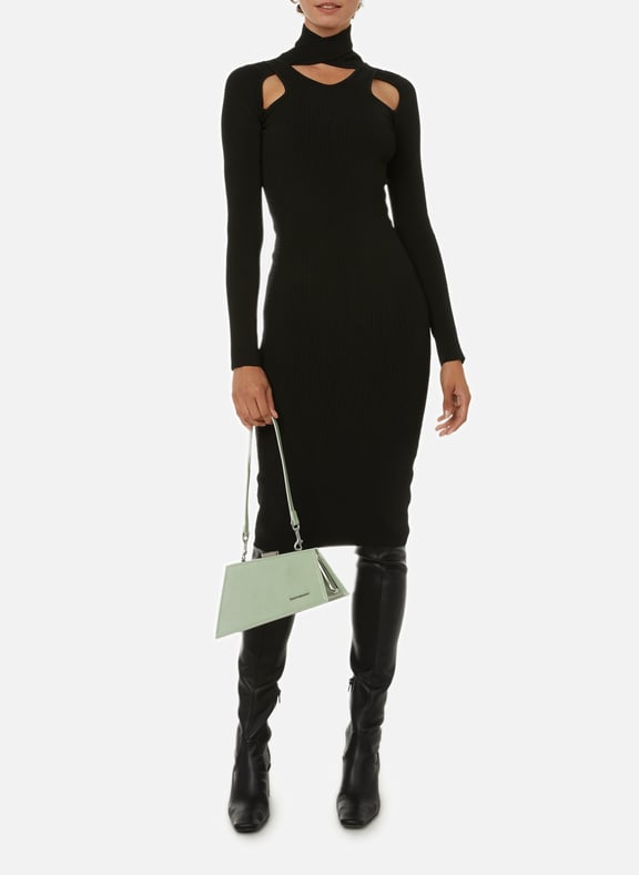 Ribbed knit dress Black by COPERNI COPERNI Ribbed knit dress Black