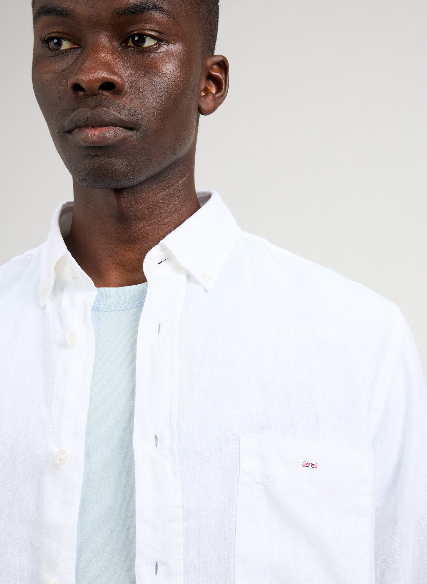 Chemise en lin  EDEN PARK Blanc