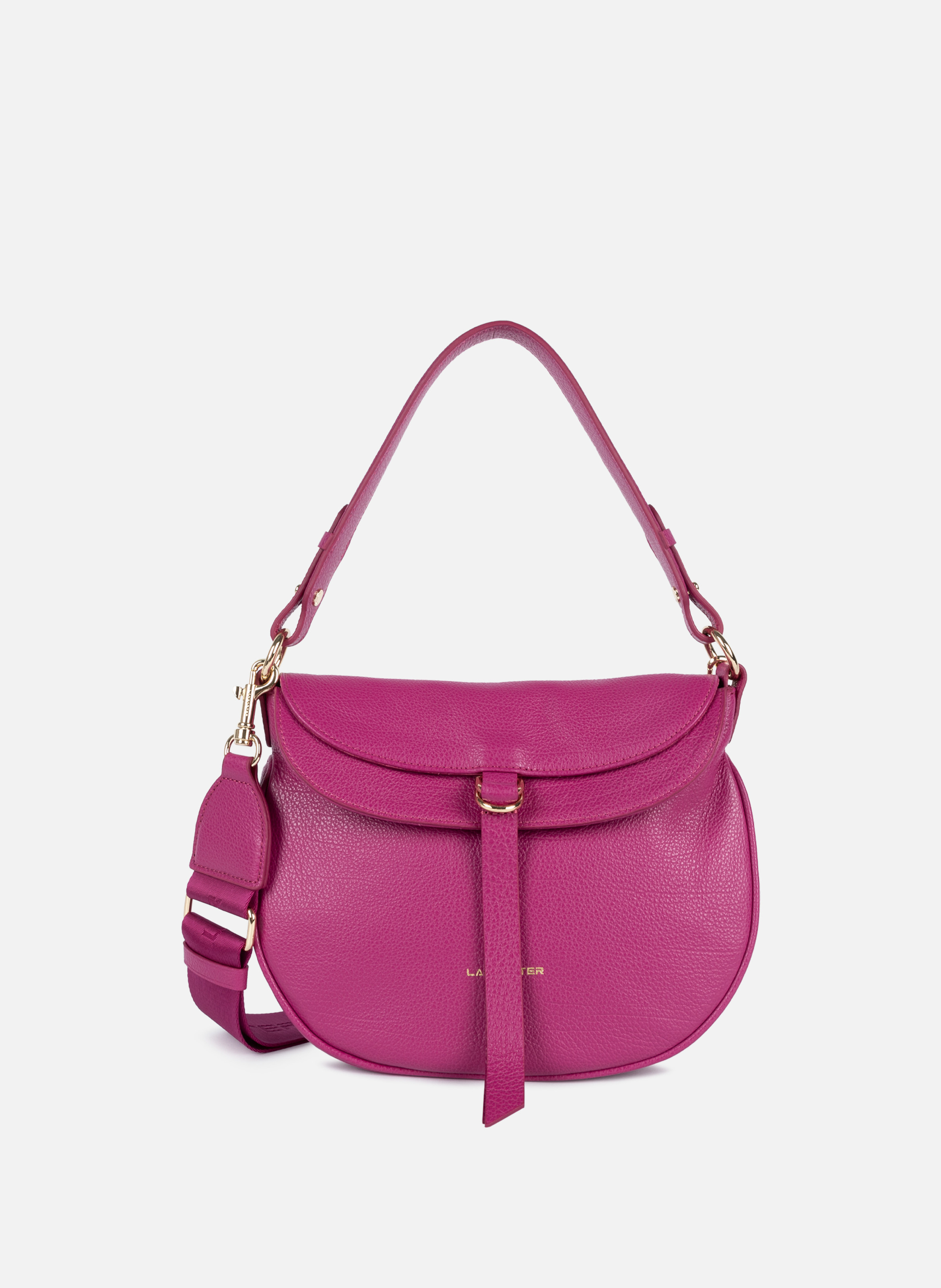 LANCASTER Sac besace - dune gaia Rose