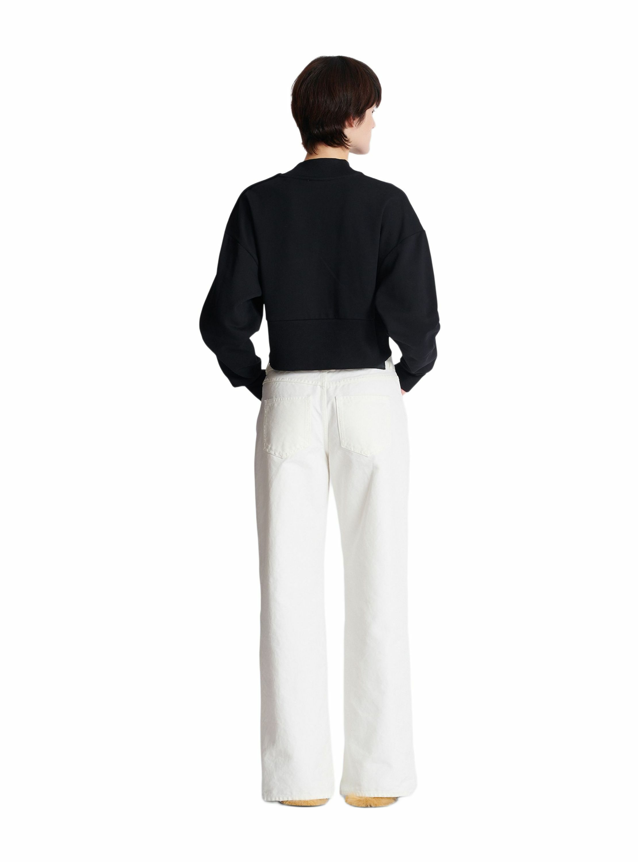 Sweatshirt imprimé balmain paris BALMAIN Noir