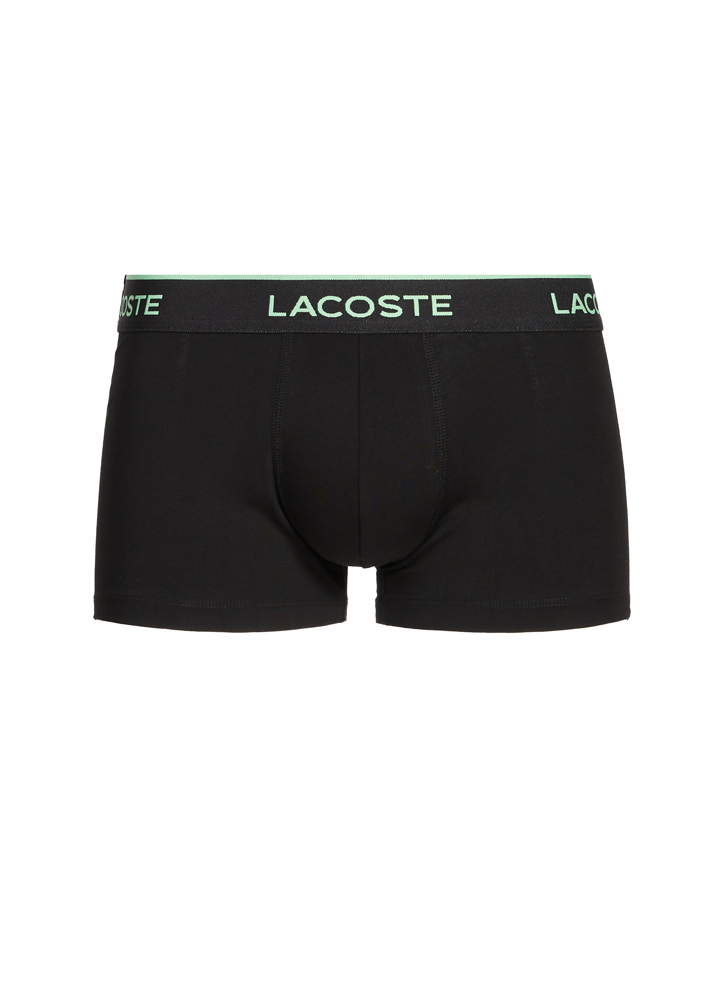 Set of three cotton-blend boxers LACOSTE Black
