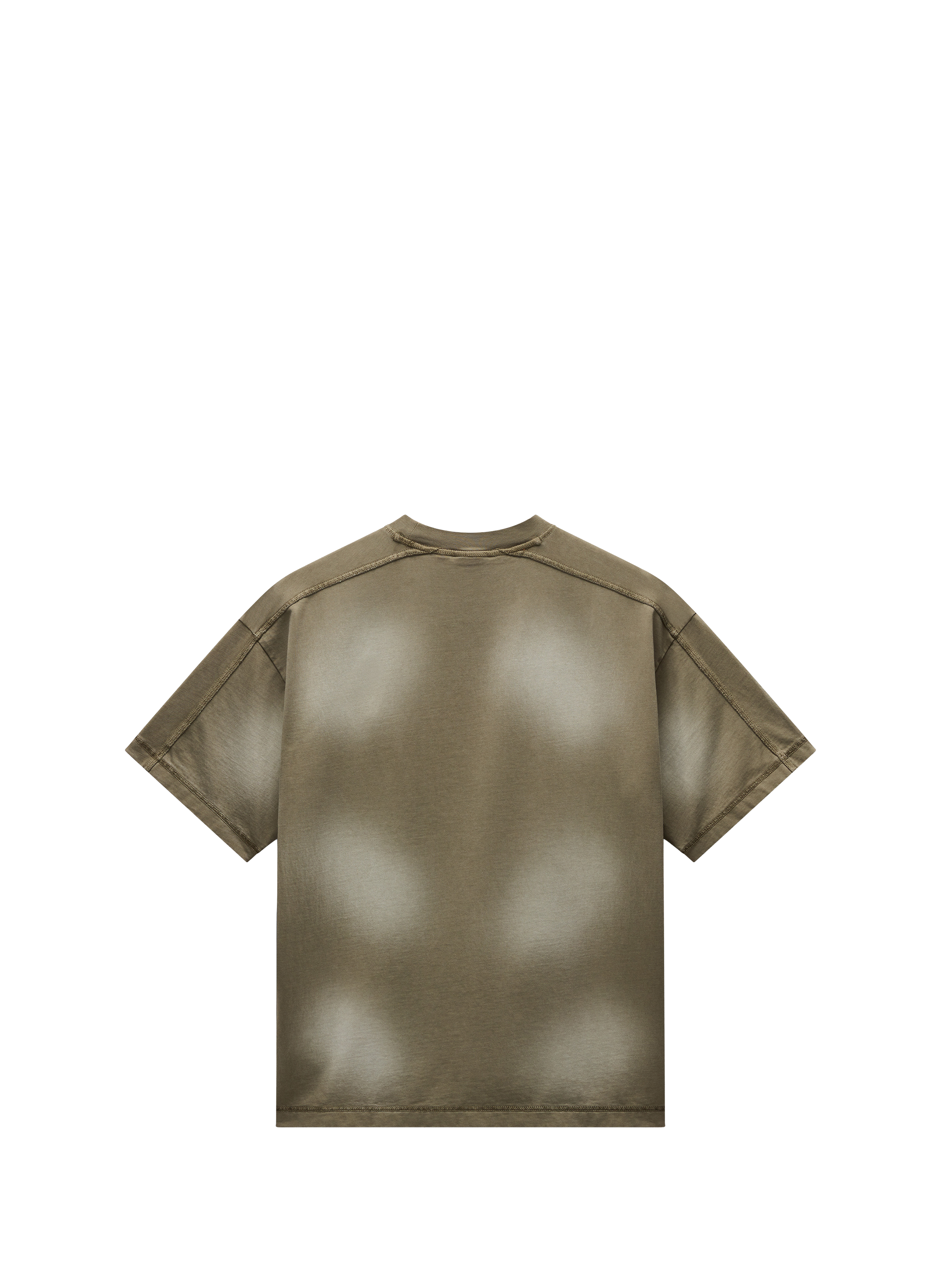 Faded cotton T-shirt NAPAPIJRI Green