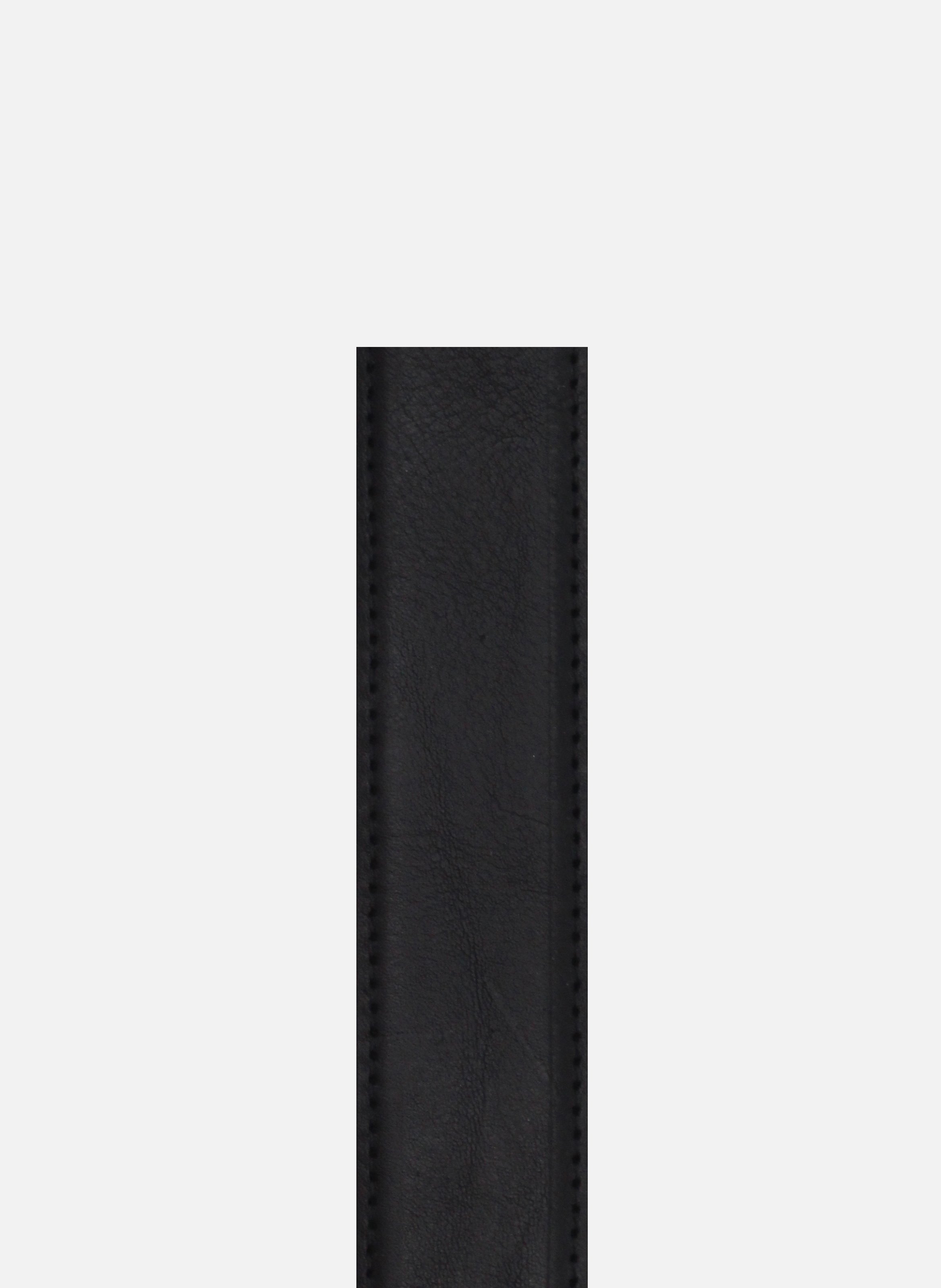 Ceinture classique cuir lisse JULES & JENN Noir