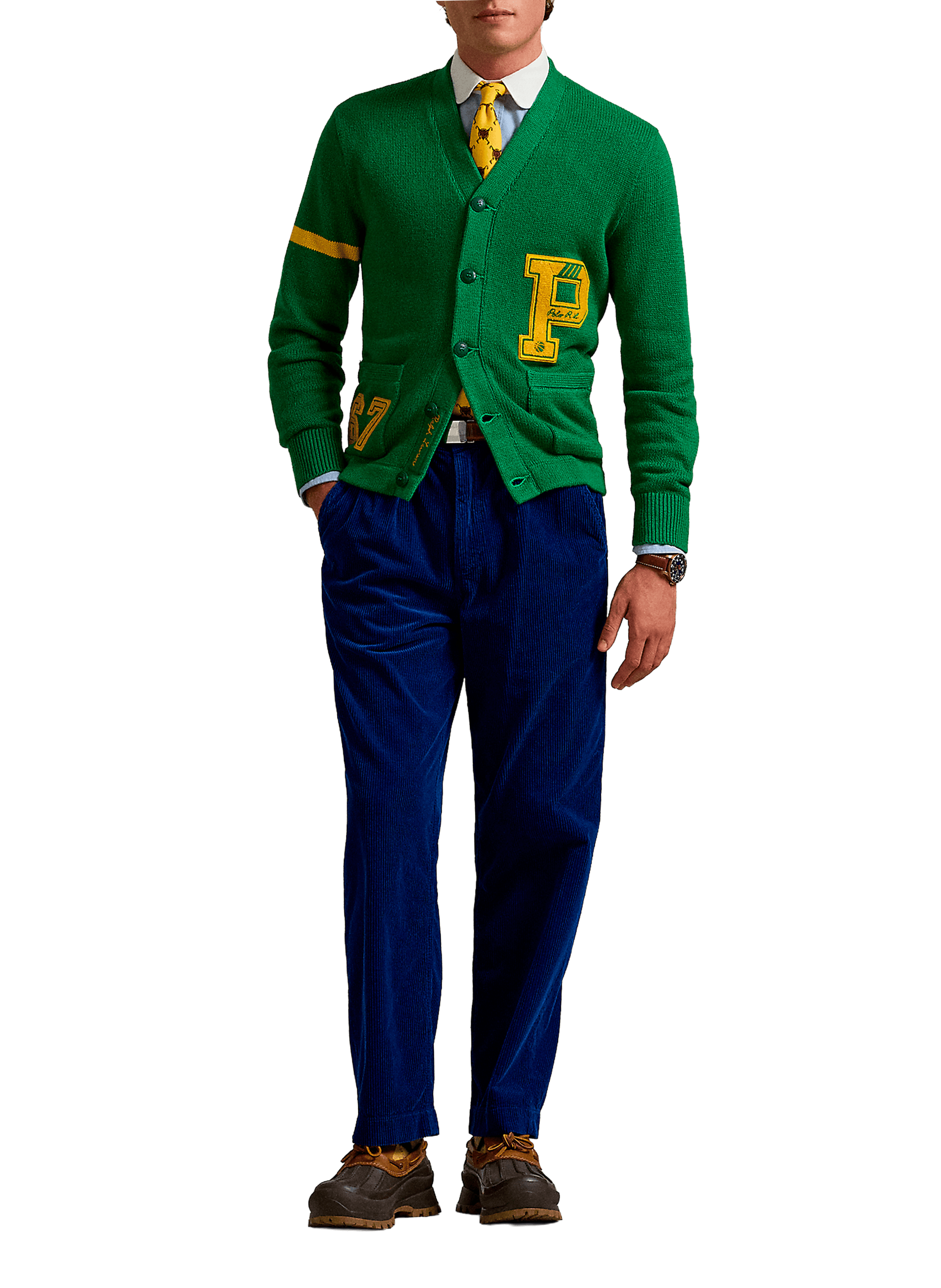 Corduroy trousers POLO RALPH LAUREN Blue