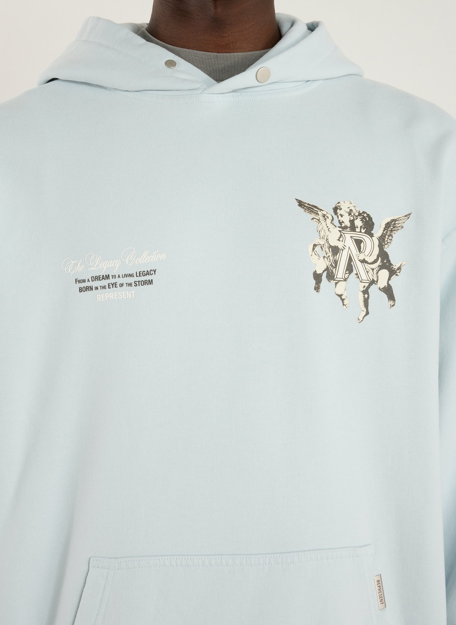 Cotton hoodie REPRESENT Blue