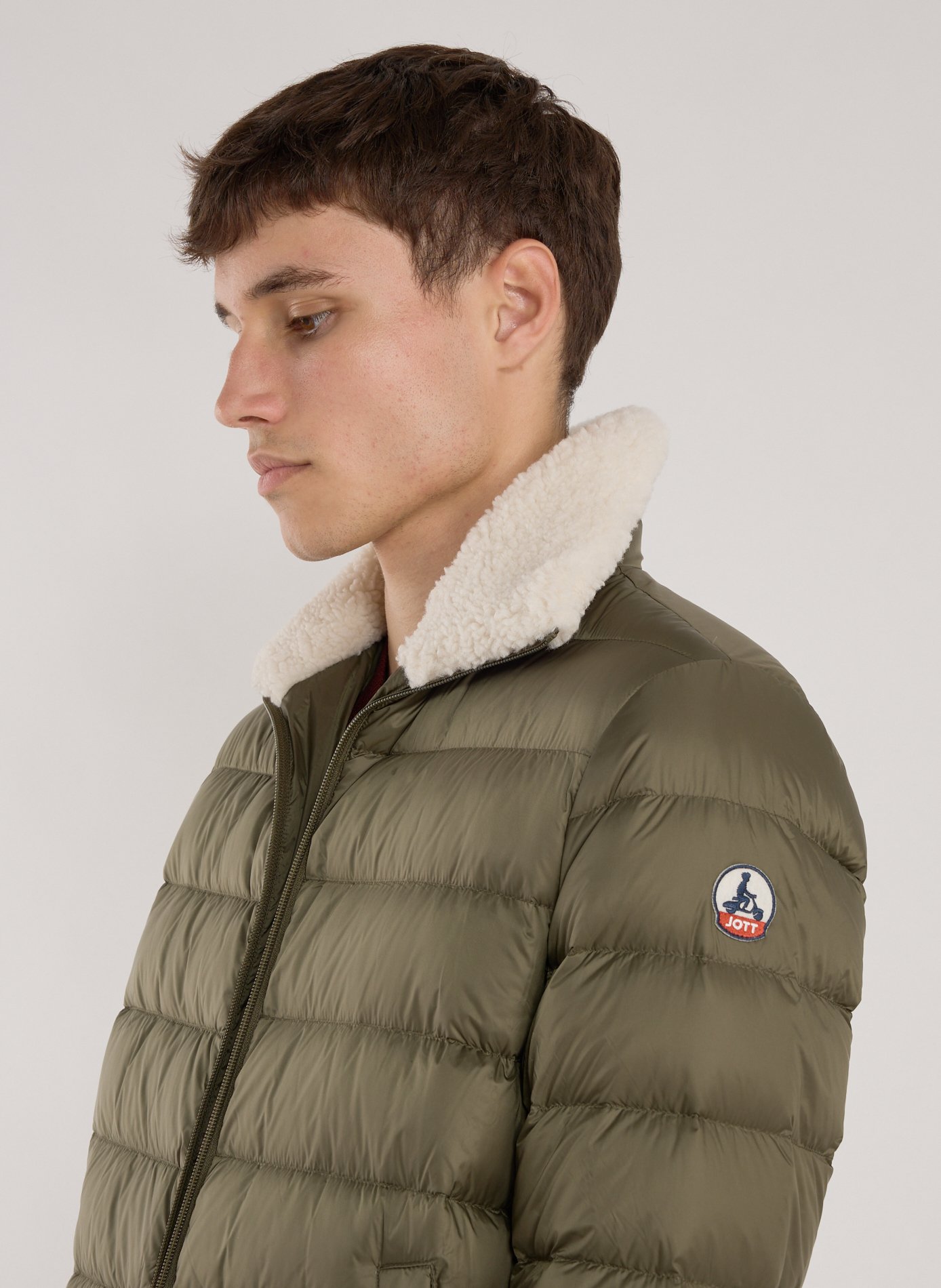 Doudoune col montant JOTT Kaki