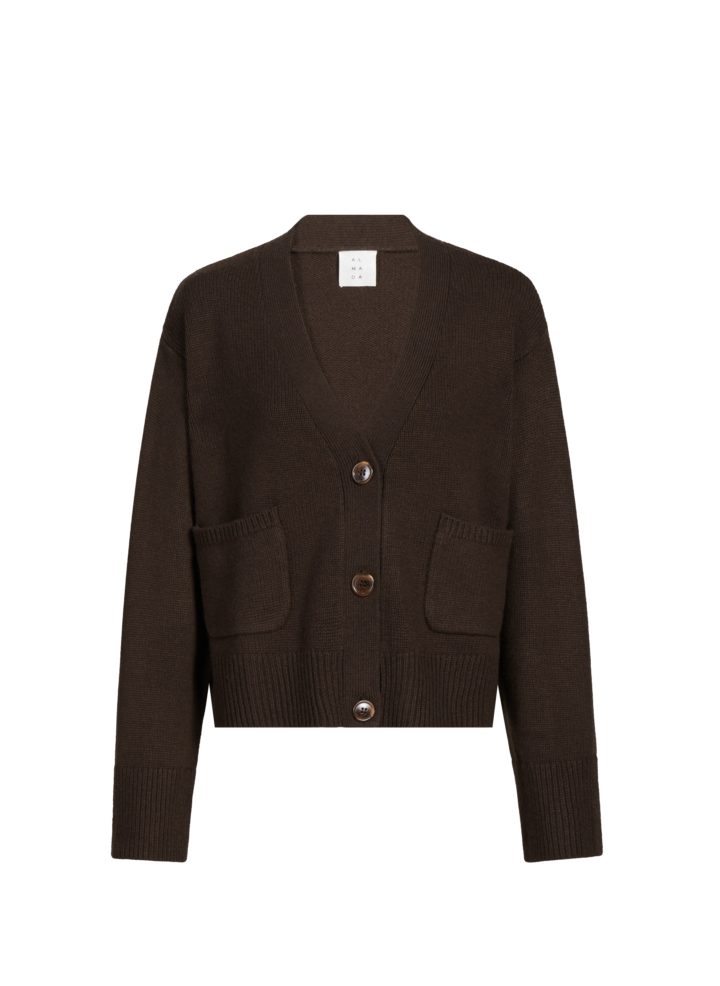 V-neck wool and cashmere Beja cardigan ALMADA